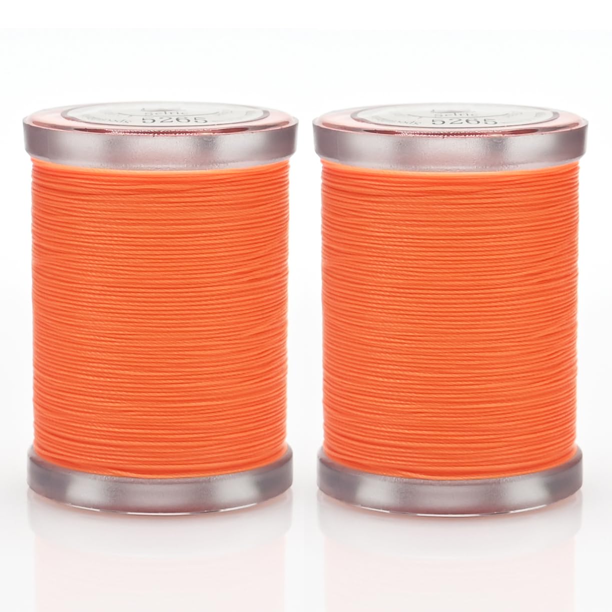 Selric 300Yards Extra Strong Bonded Nylon Thread for Leather Sewing-Neon Orange