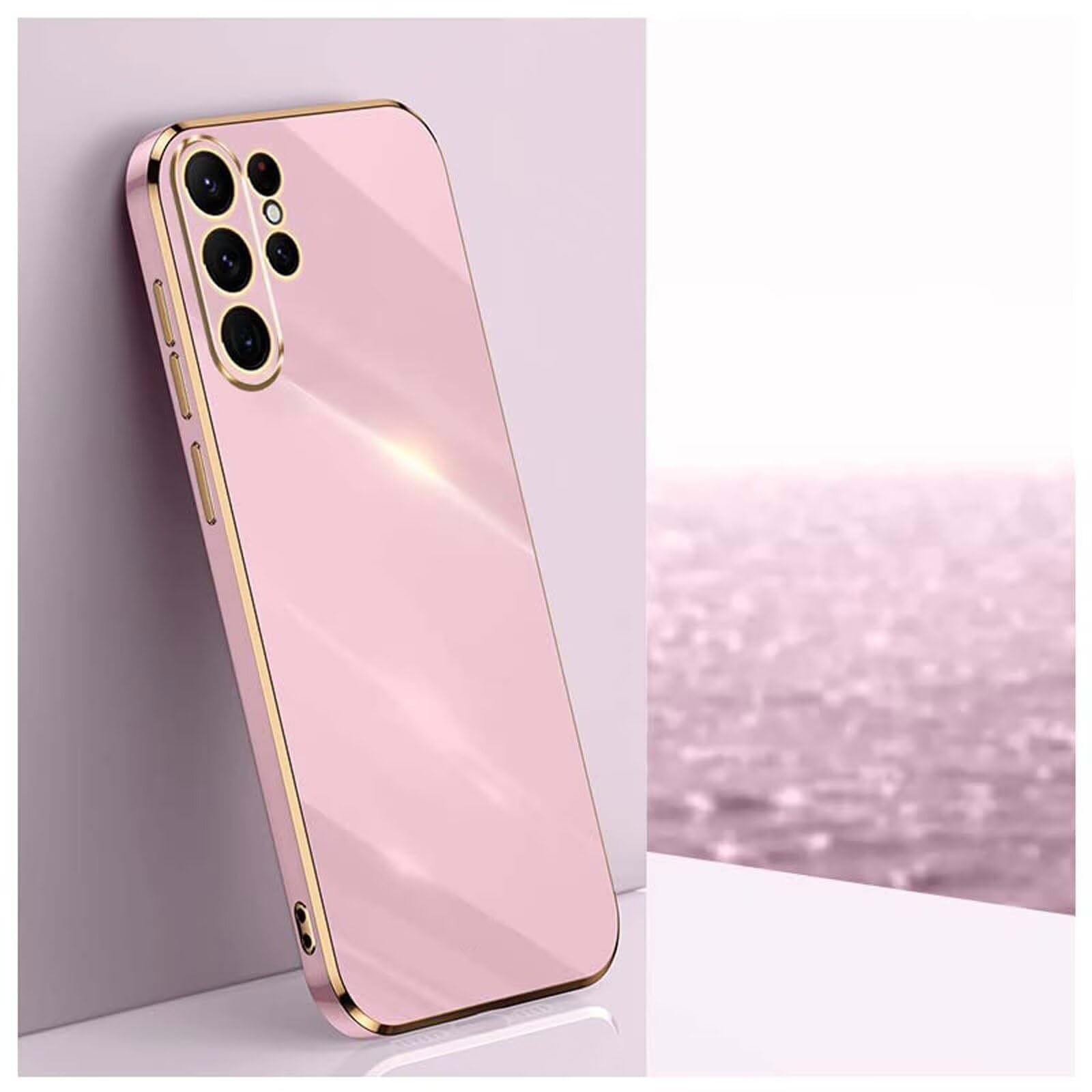 HAOYE Custodia Pelle per Oppo A16 / A54 / A16s - Cover Magnetica con Tasche Carte, Anti-Impronte Case & Supporto - Azzurro chiaro