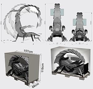 Gaming Chair Comfortable Luxury Gaming Chair Ergonomic Computer Cockpit Chair Comfortable Racing Simulator Game Chair with Hanging 3 Screens C