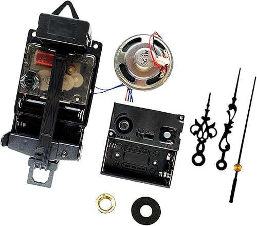 Segolike Reloj de pĂ©ndulo de cuarzo, piezas de reparaciĂłn de movimiento con campanilla, caja de mĂşsica con cuerno, con mecanismo de melodĂa de Segolike Reloj de pĂ©ndulo de cuarzo, piezas de reparaciĂłn de movimiento con campanilla, caja de mĂşsica con cuerno, con mecanismo de melodĂa de