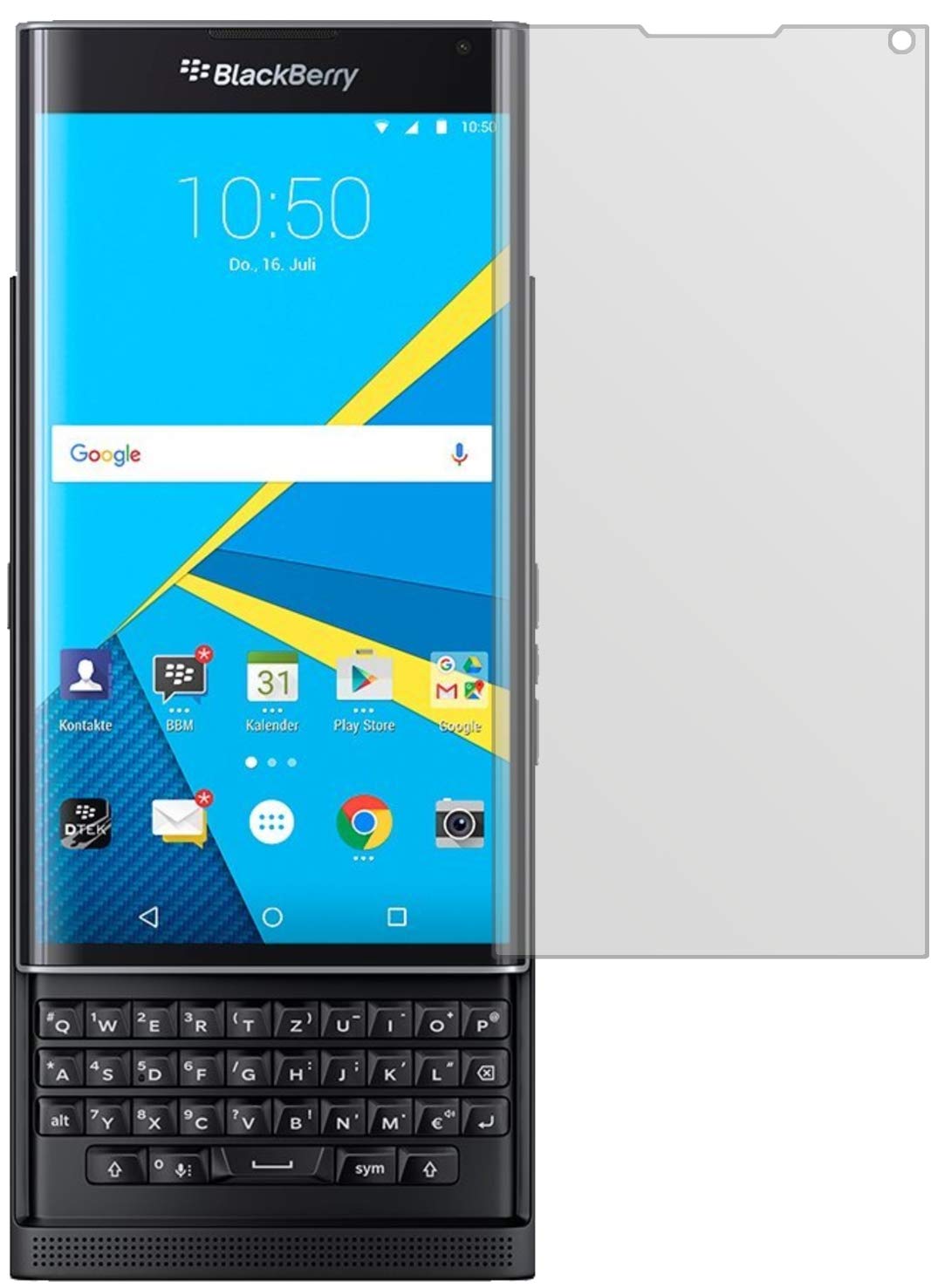 2x Pellicola per Blackberry Motion Protettiva Protezione Antiriflesso dipos