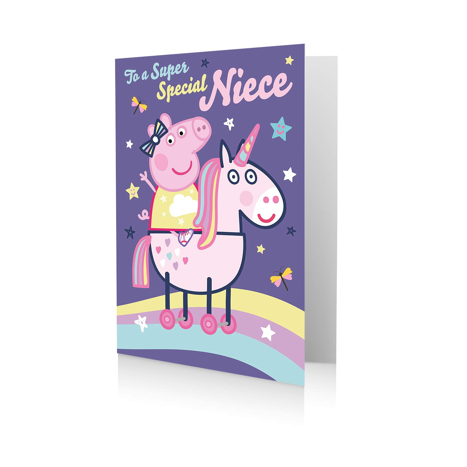 Niece Birthday Card, Peppa Pig Niece Birthday Card, Niece Birthday Card Peppa Pig, Happy Birthday Card Niece