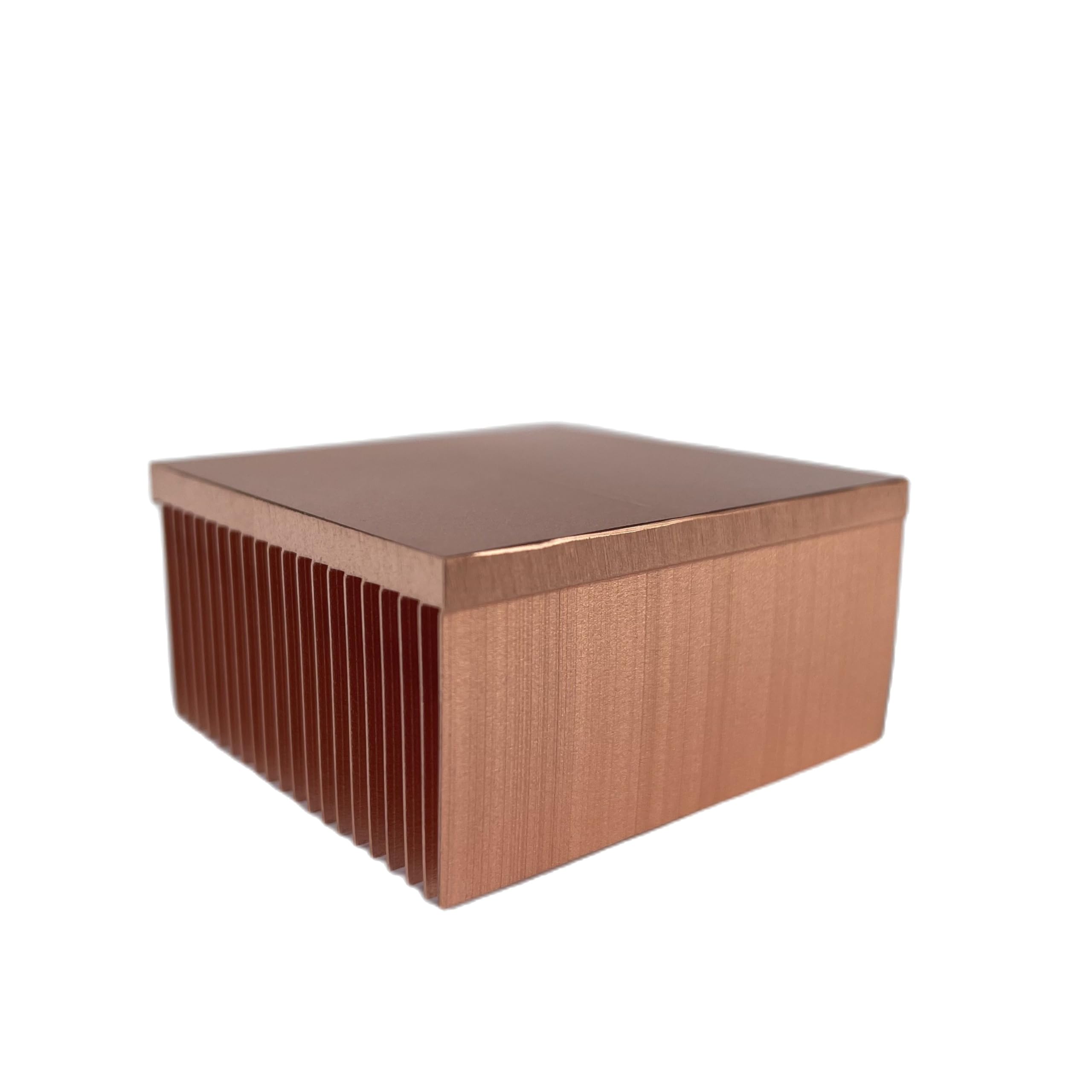 Dissipatore di calore fai da te 50x50x25mm in rame for computer industriali - Soluzione efficiente for radiatori