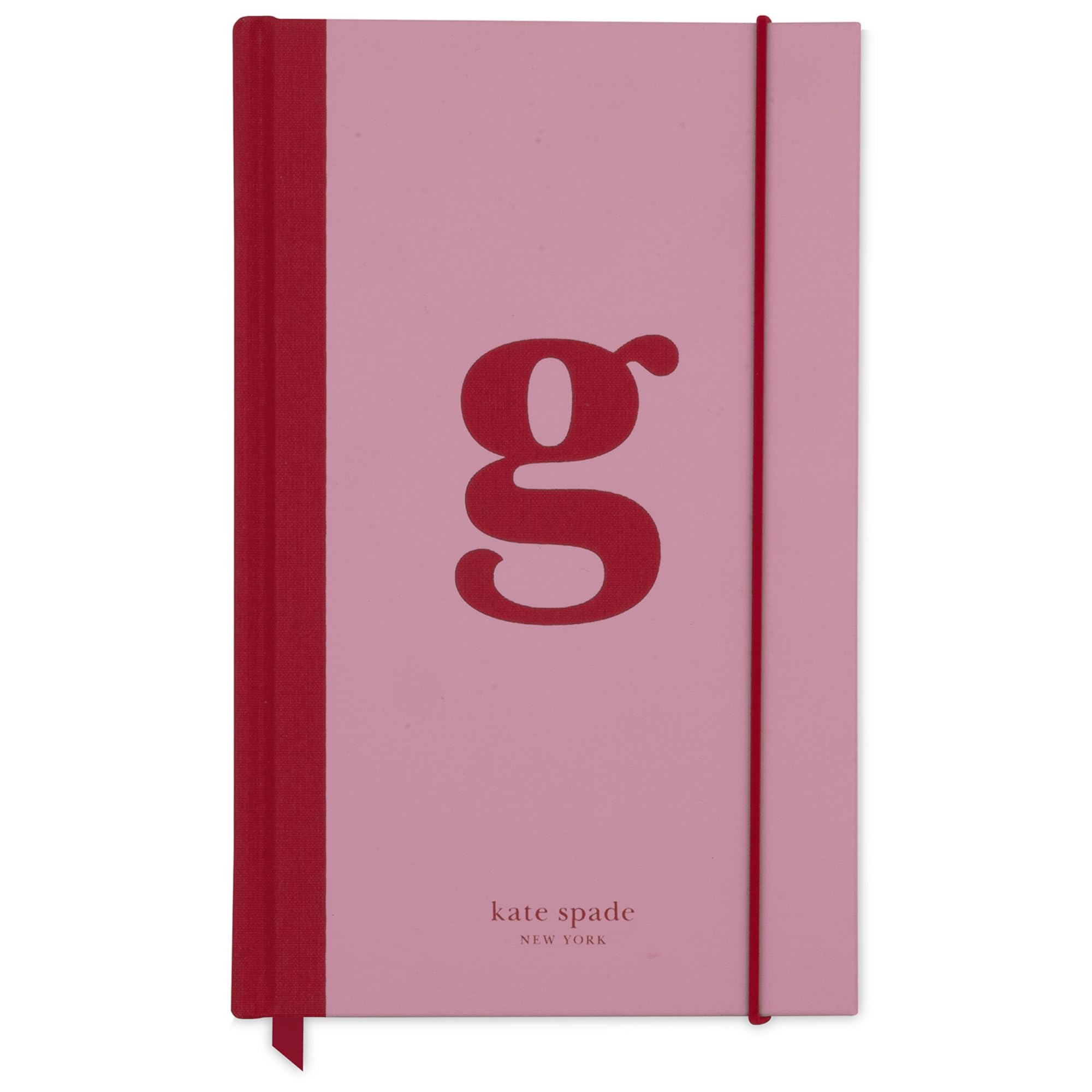 kate spade new york Just Mine Notebook Journal, Monogram Cloth Hardcover Journal, 8.25" x 5.25", Diary Includes 168 Lined Pages, (G)