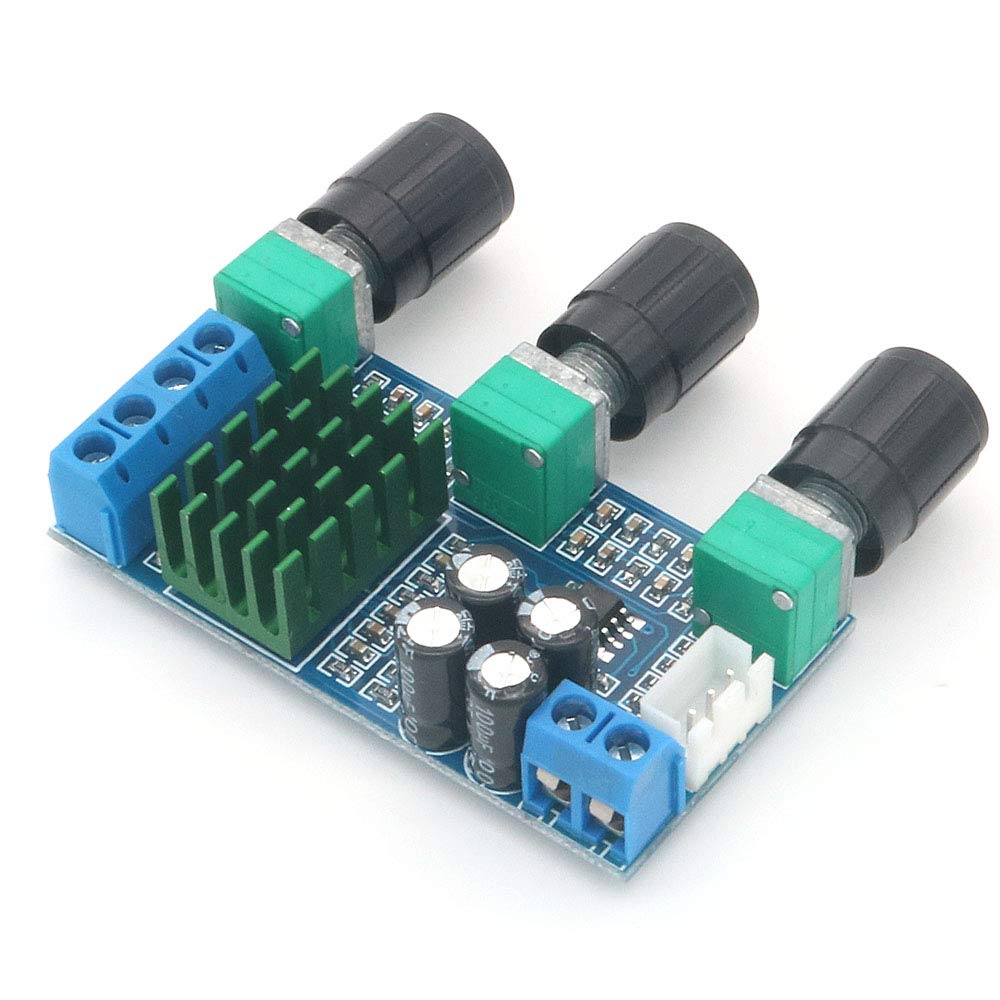 DollaTek XH-M567 DC12-24 V 80 W x 2 Digital Audio TPA3116D2 regulacja wysokości basu, preset płyta wzmacniająca