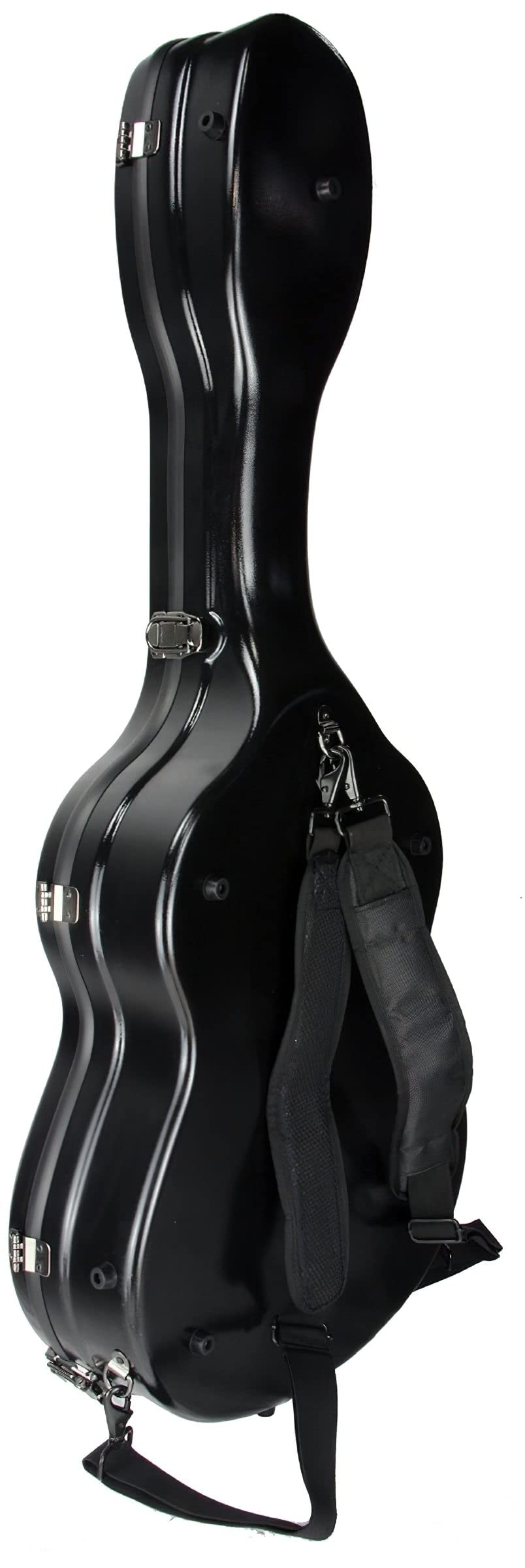 cibeles Estuche Alta Gama de Fibra para Guitarra Clásica o Flamenca, Marca (Negro)
