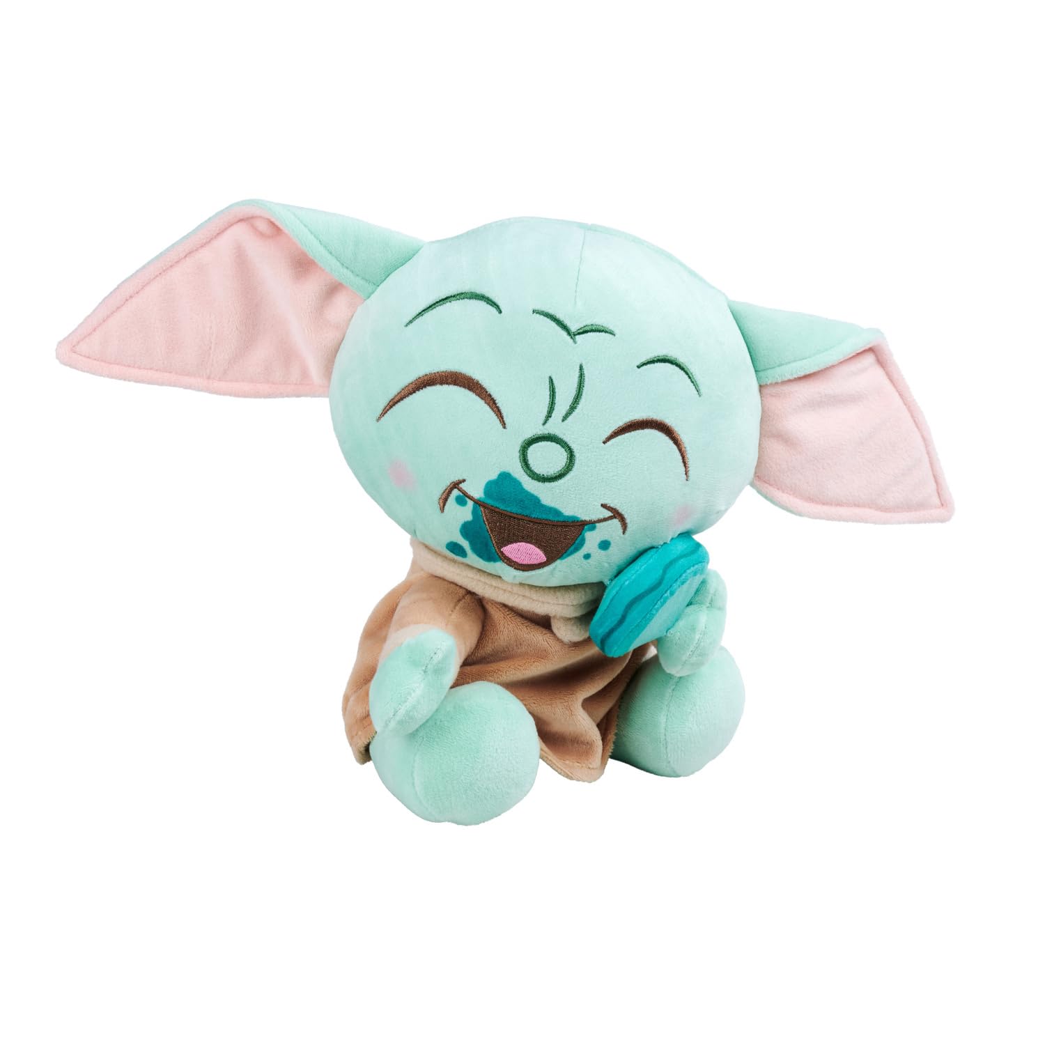 Star Wars The Mandalorian Grogu With Macaroon 25cm Soft Toy