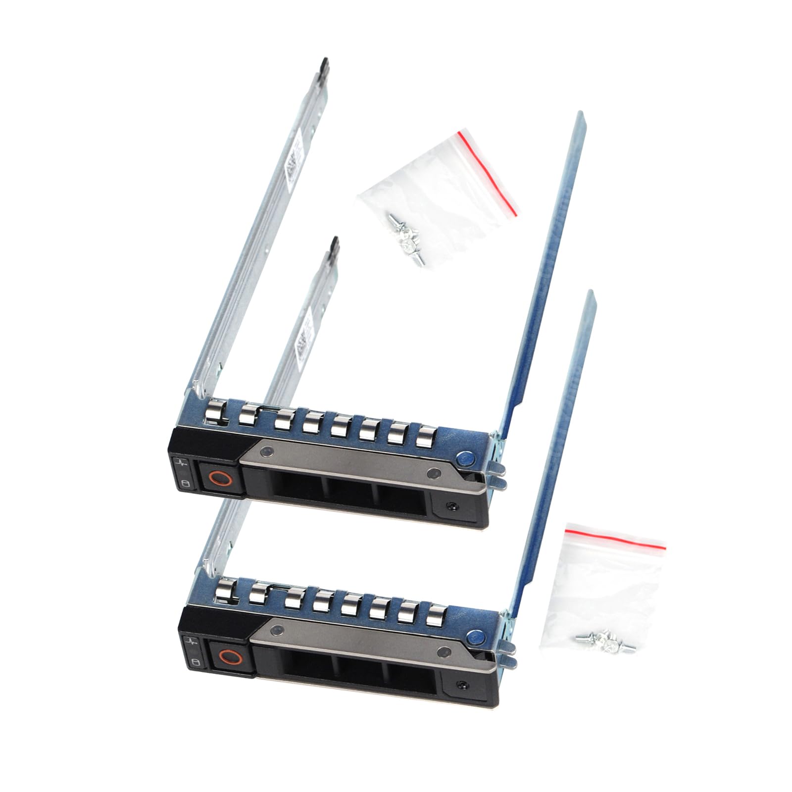 DXD9H 2,5'' Pouces Disque Dur Plateau Caddie 14Gen SAS/SATA Tray Caddy pour Dell PowerEdge R340 R440 R540 R640 R740 R740xd R840 R940 R6415 R7415 R7425 avec 4 vis