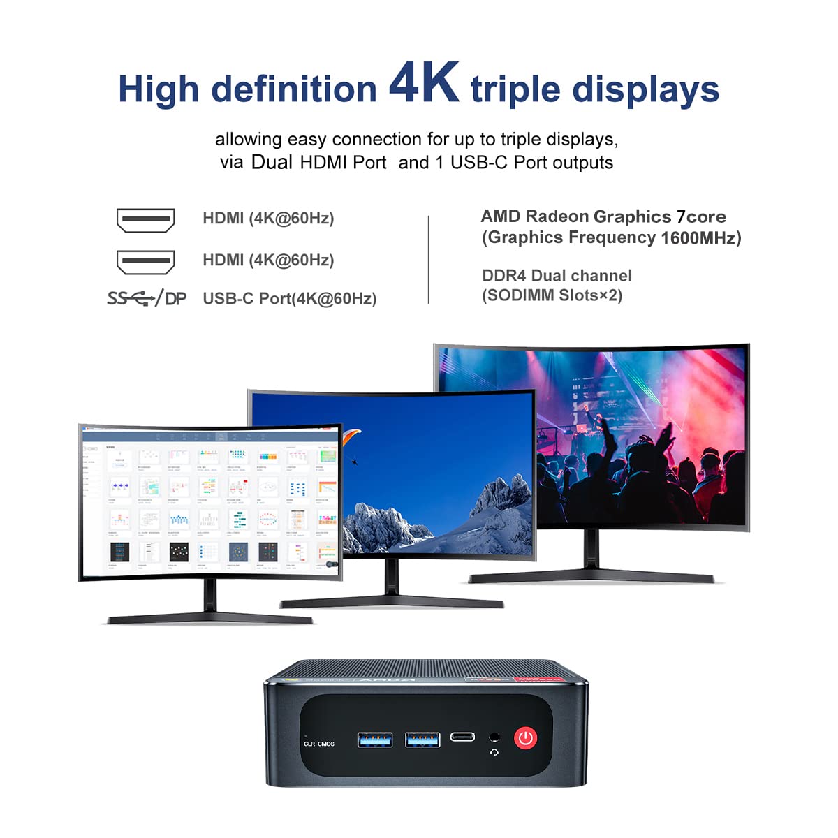 Amazon.co.jp: Beelink SER ミニ PC AMD Ryzen 7 4700U 8 コア