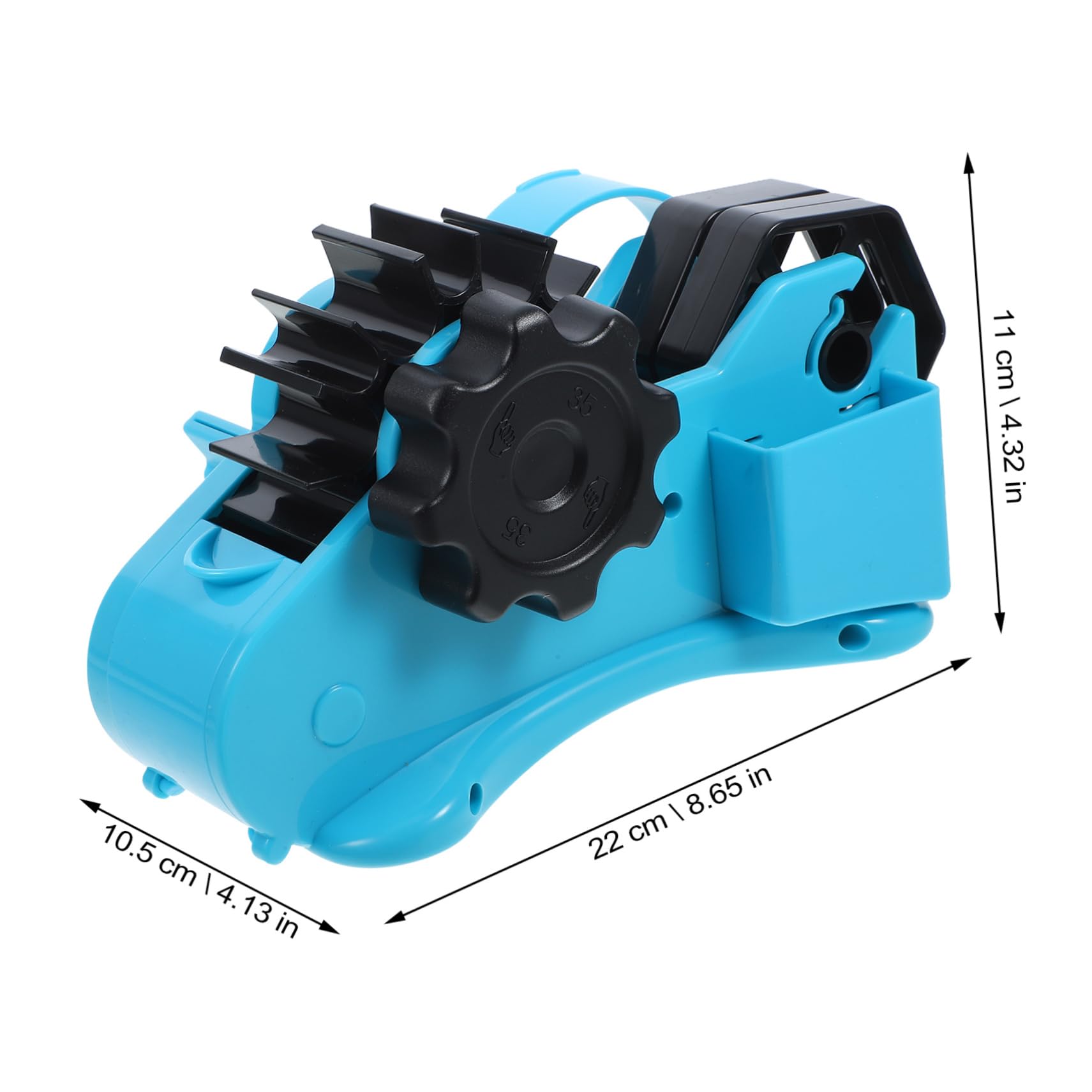 POPETPOP Dispenser di Nastro Adesivo Multifunzionale per Ufficio e Scrapbooking, Leggero e Facile da Conservare, Realizzato in Abs Elegante e Semplice