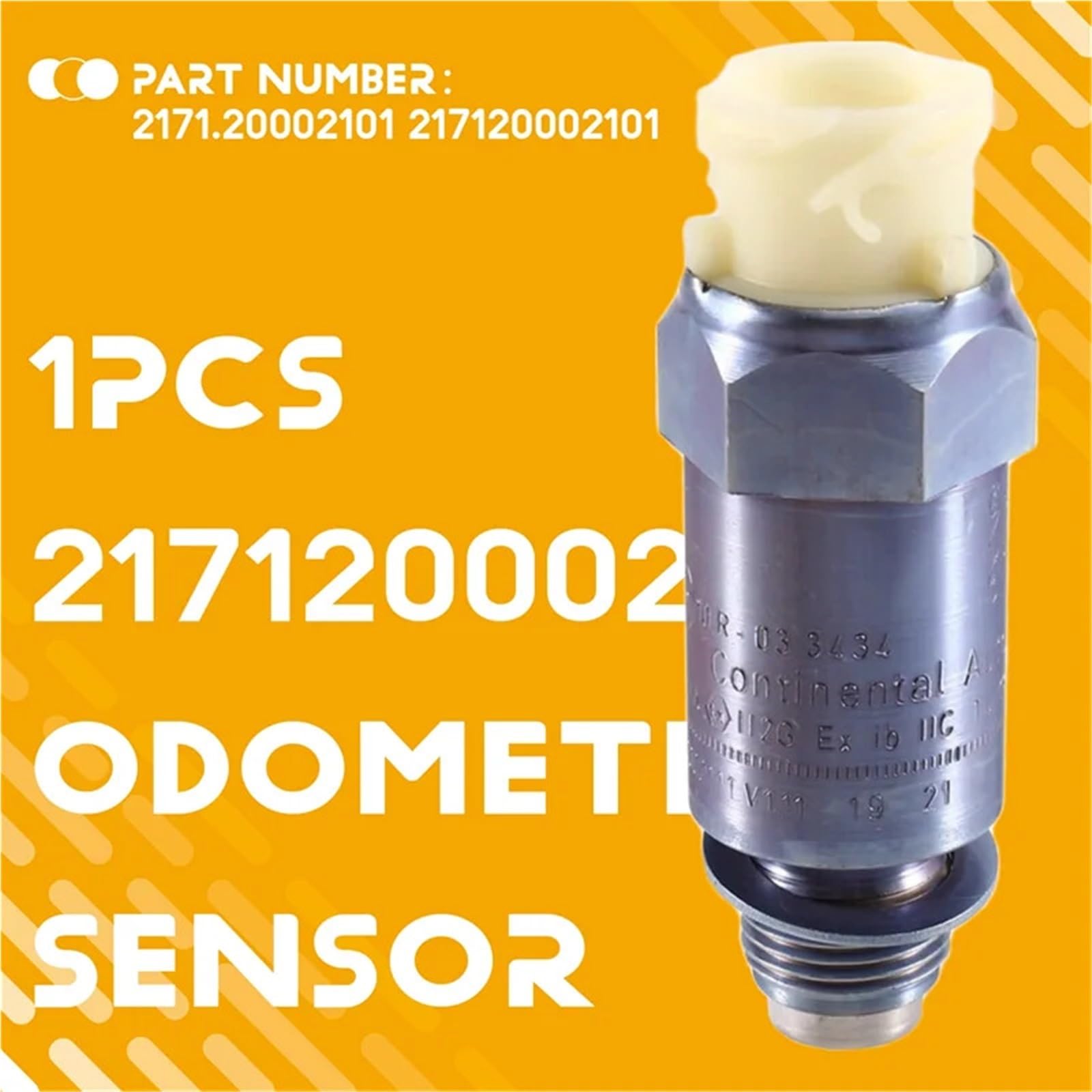 Sensor de velocidad de camión compatible con MAN, compatible con Benz 2171.20002101, transmisor y sensor de odómetro de proximidad.