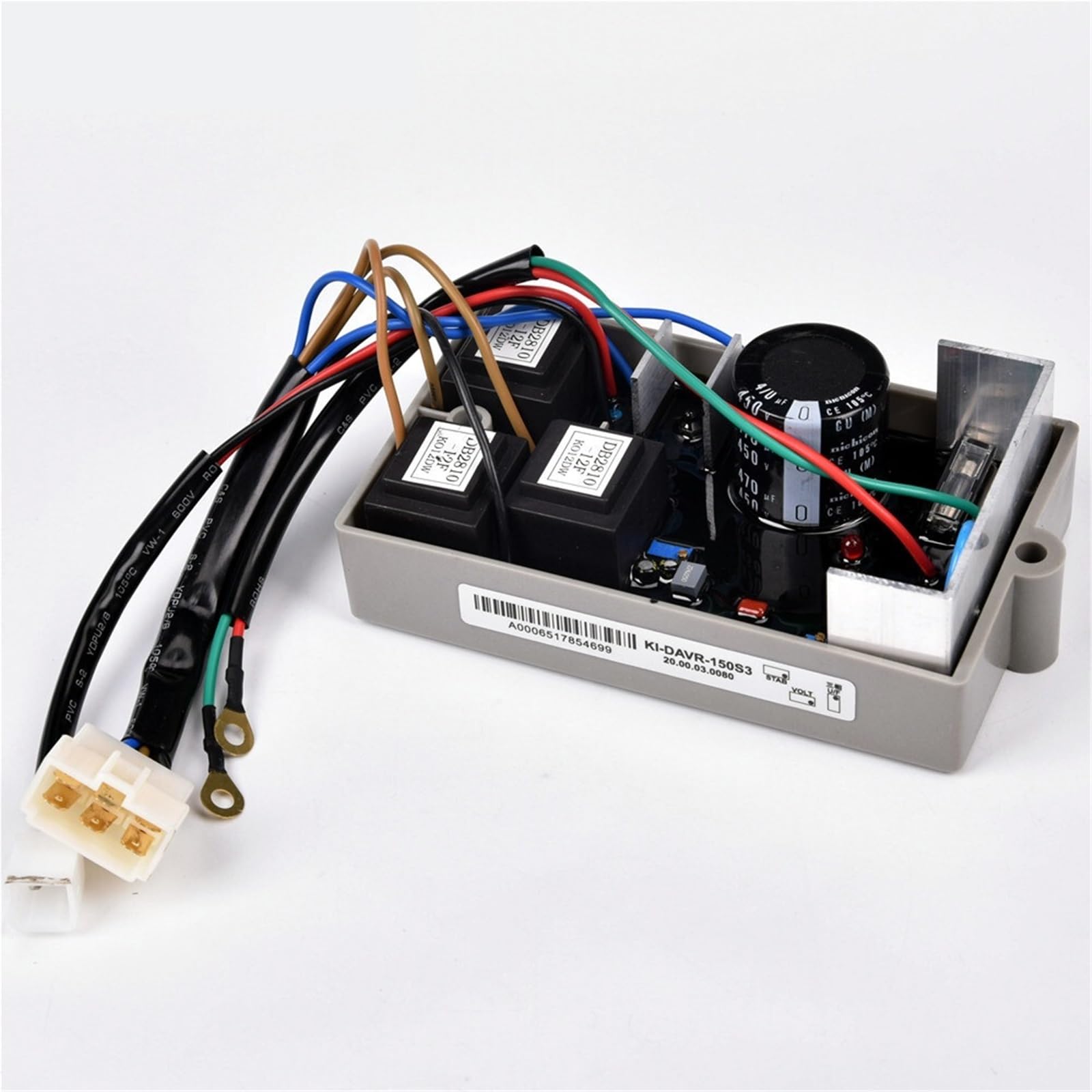 Xmdhltvq Ki-Davr-150S3 Ki-Davr-150S 15Kw Generator Automatic Voltage Regulator 3 Phase Stabilizer Avr 1Pcs(Ki-Davr-150S3)