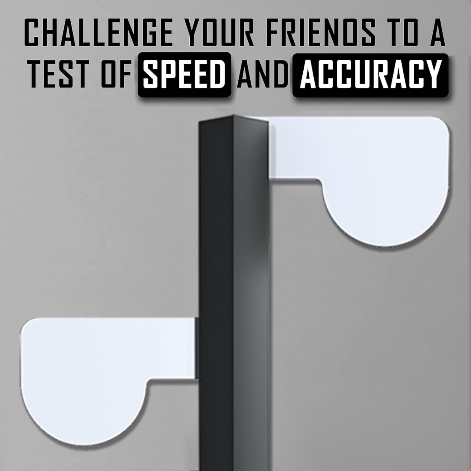 Atflbox AR500 Dueling Tree Target Kit - 4" x 1/4" Steel Paddle for .22 Rimfire Shooting Sports Competition and Training