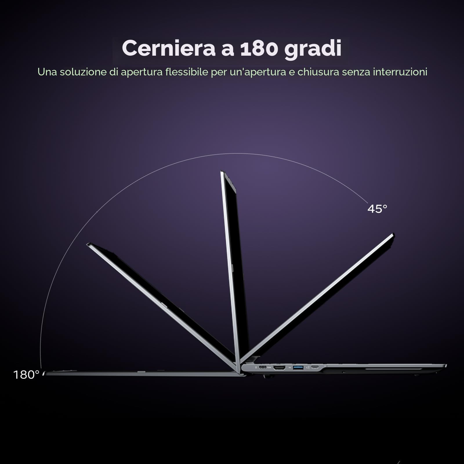 16" PC Portatile Gaming Ryzen 7 H255 Fino a 4,9 GHz, 8 core 16 thread, 16 GB RAM DDR5 4800 MHz, SSD 512 GB, 1920 x 1200 FHD Display Computer Portatile, Tastiera Retroilluminata Laptop, WiFi 6
