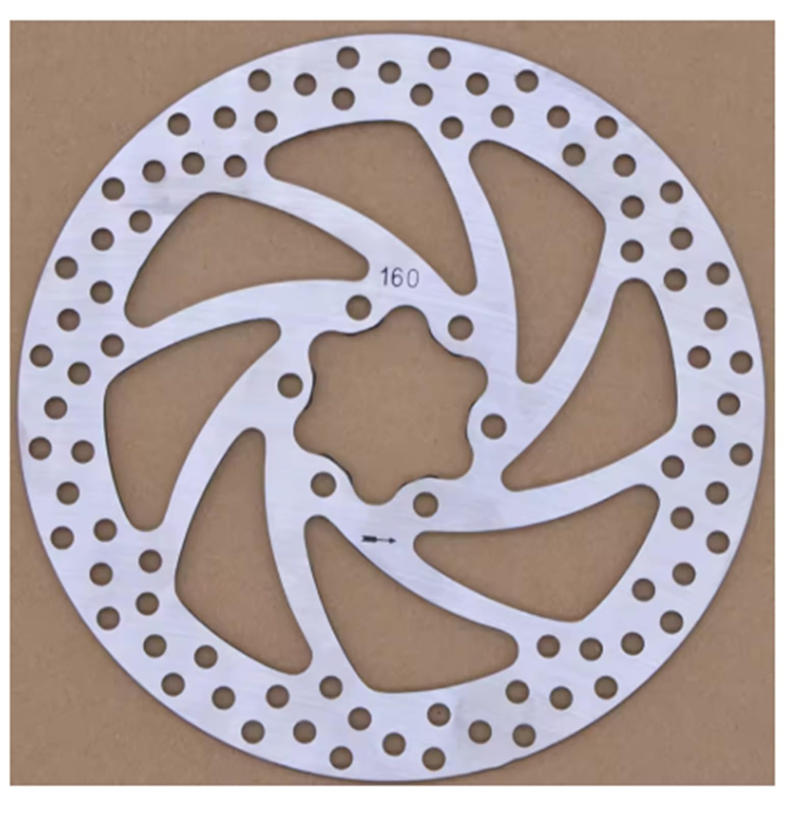 Dischi Freno Disco A 6 Fori Per Freno A Disco Da 160 Mm Per Accessori Per Veicoli Elettrici Di Spessore 2,8 Mm Per Moto Per Uso Scooter(180mm 2.8mm)