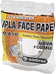 Fita Dupla Face Flow-Pack, 18mm X 30m, Unidade, Adelbras