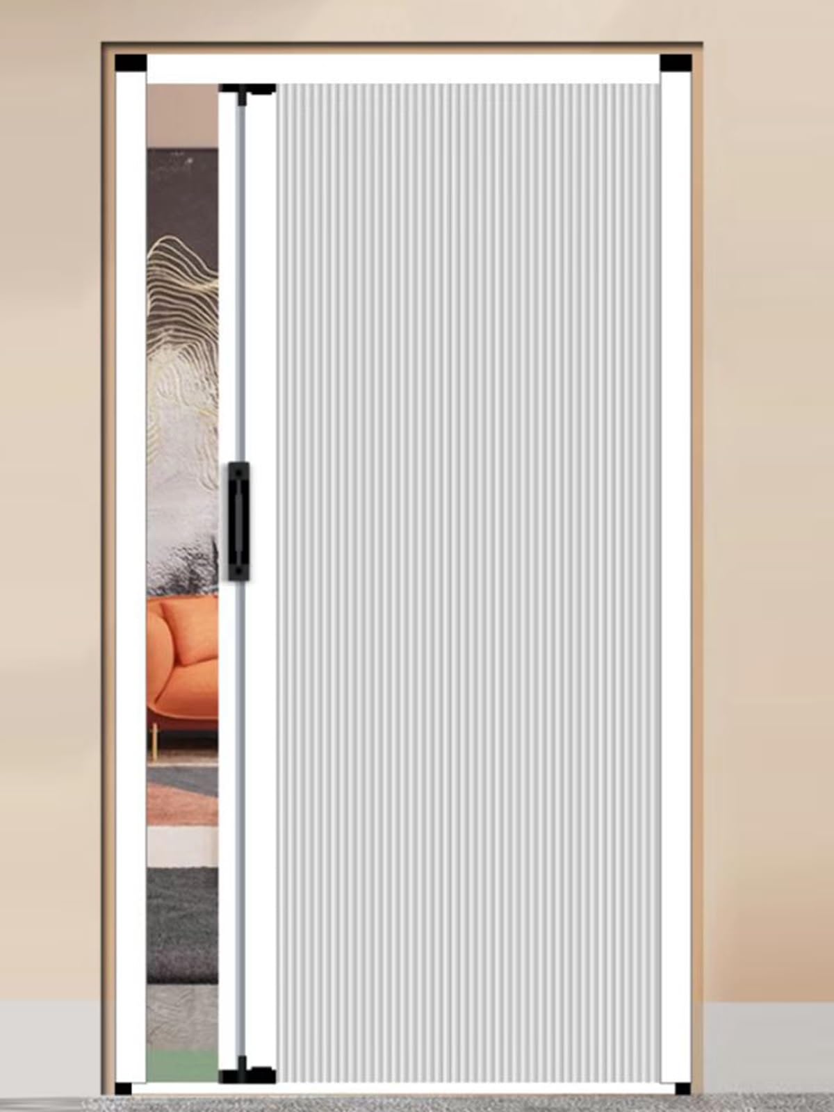 Amazon.com: ZAQYCM Concertina Doors Internal White, Hidden