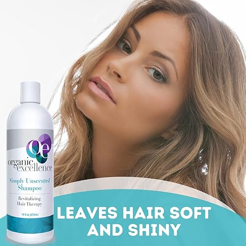 Miniatura 5 de Organic Excellence Champú natural sin químicos | No tóxico, sin sulfatos, sin parabenos, sin fragancia para hombres, mujeres y niños, seguro para el