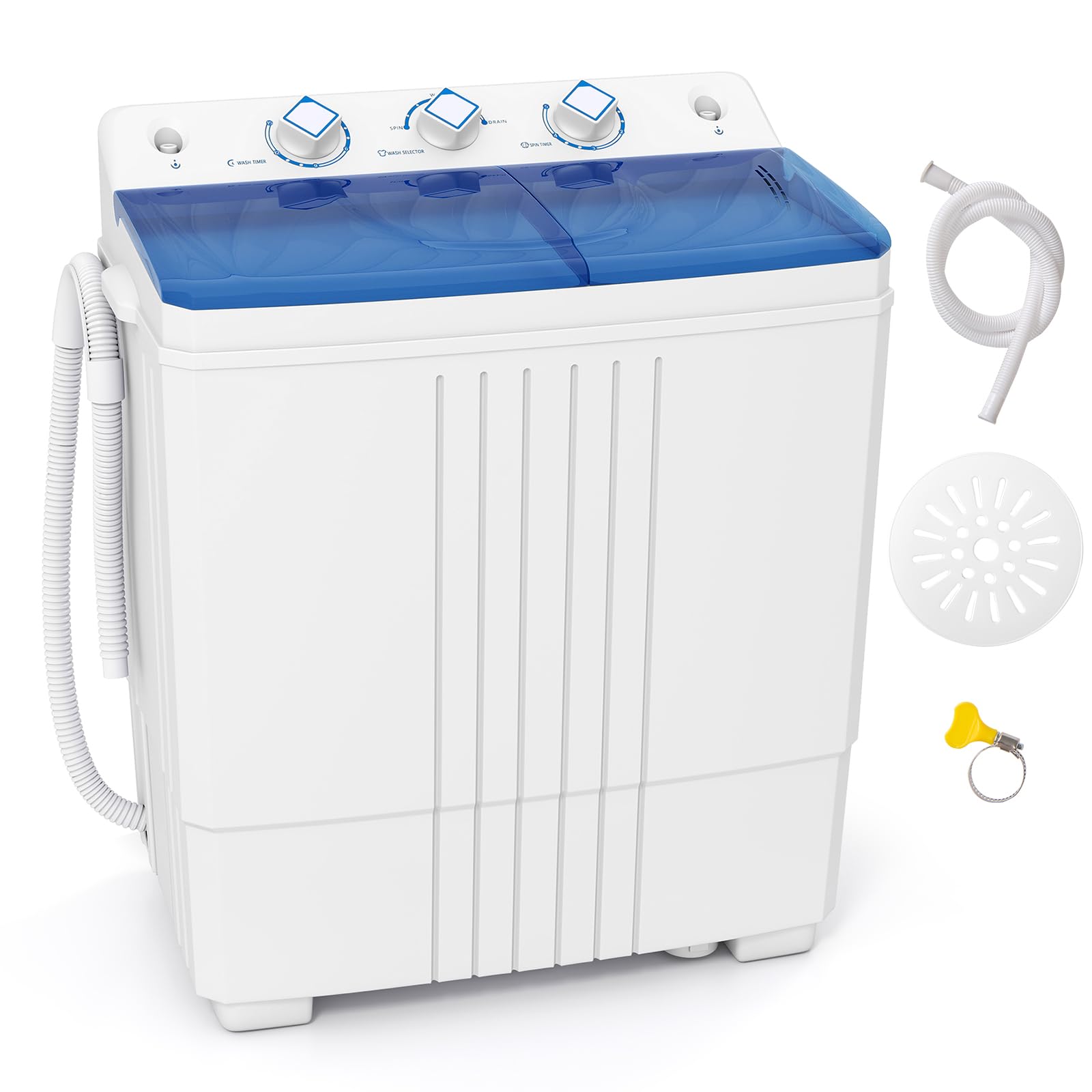 ARLIME Portable Washing Machine, 20 LBS Twin Tub Laundry Machine