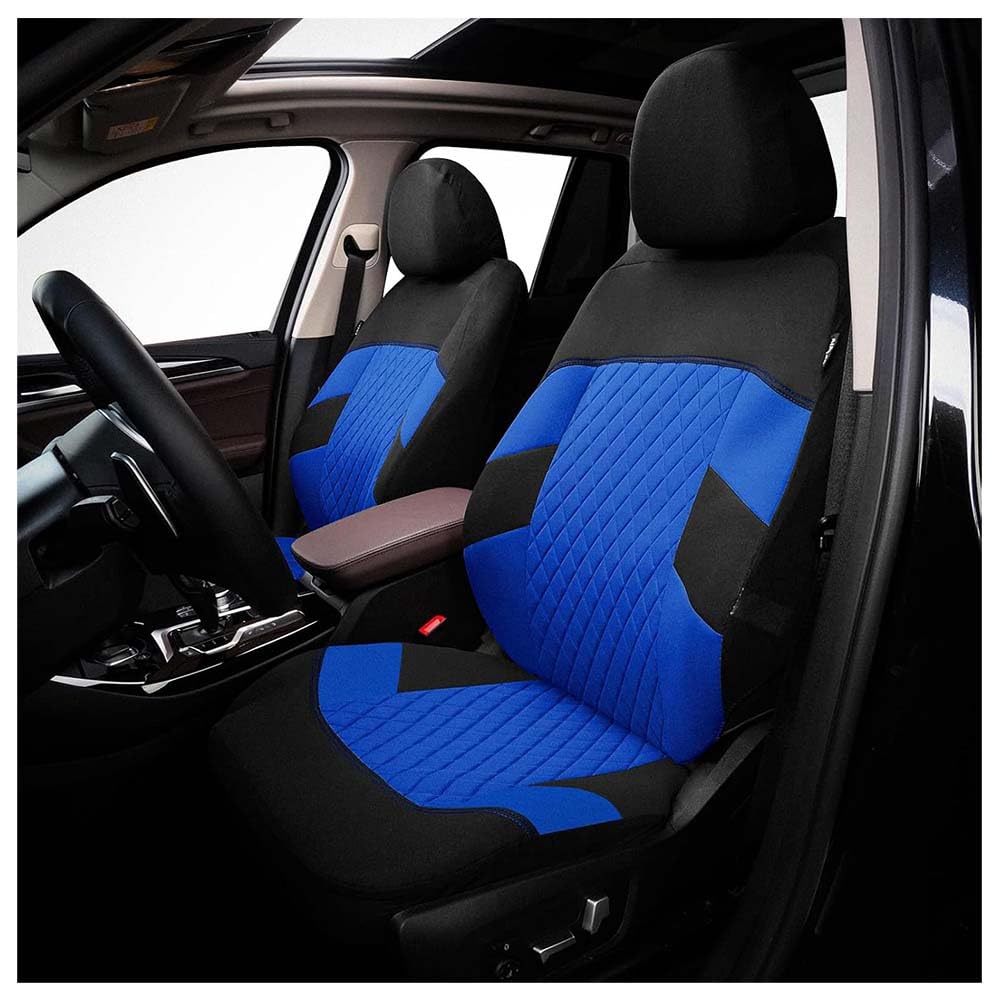 Fundas Asientos Coche para Toyota Yaris Cross SUV 2021-2026,Transpirable Antideslizante Cubreasientos De Tela Protectores, Accesorios Coches Interior,C/Blue-5Seat