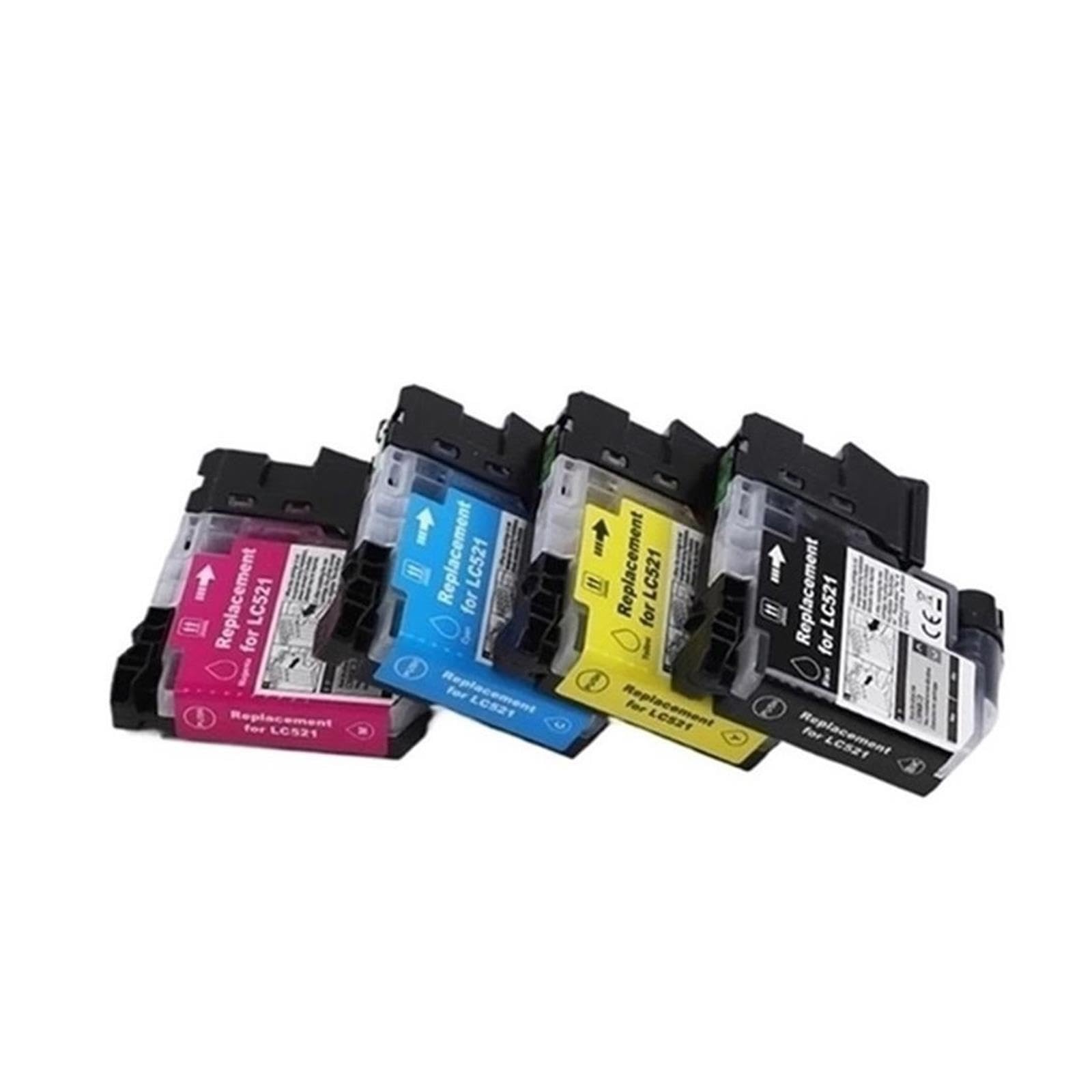 Cartucce LC521 con chip, compatibile con Brother