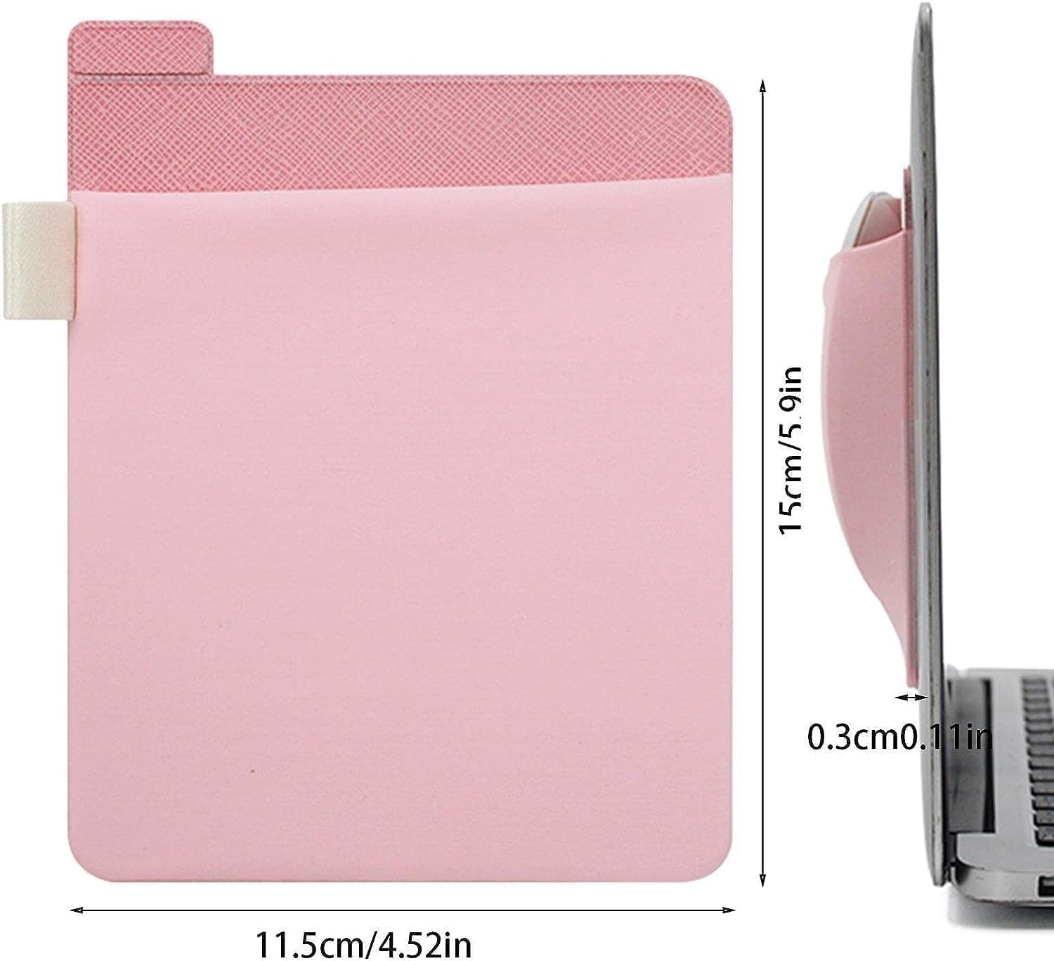 Externe Festplattenhalterung – selbstklebende Tragetasche für externe Festplatte, wiederverwendbare Hülle, Aufbewahrung, Organizer, Computer- Festplatten-Taschen und Hüllen für Akkupack Computer & Zubehör