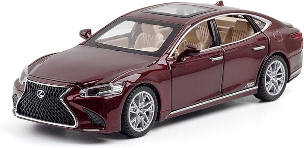 AMPEVA 1:32 Lexus LS500H Diecast Model Car Alloy Metal Pull Back