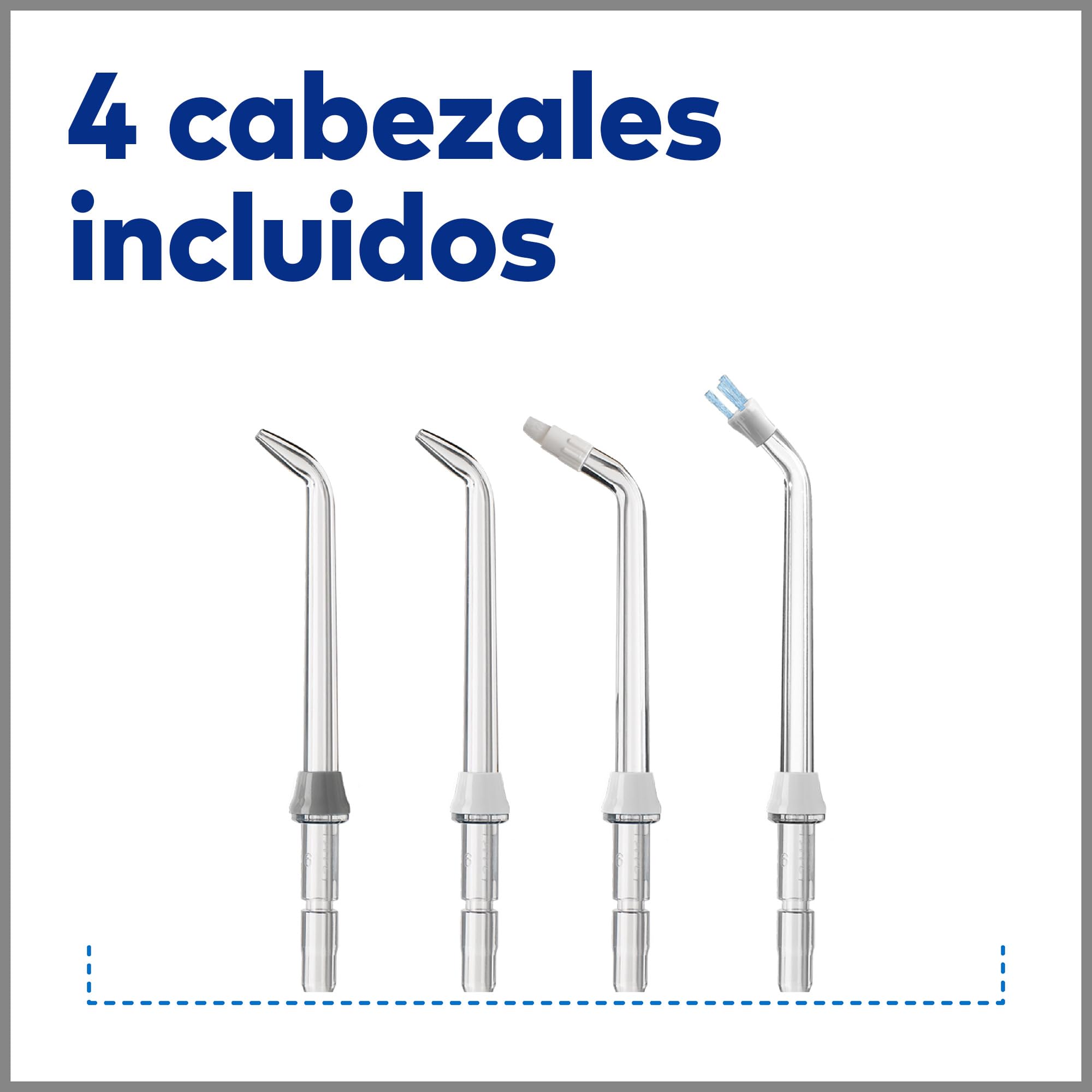 Waterpik Irrigador Dental Inalámbrico WF-13, Cepillo Eléctrico Recargable, Elimina Placa, Portátil Blanco
