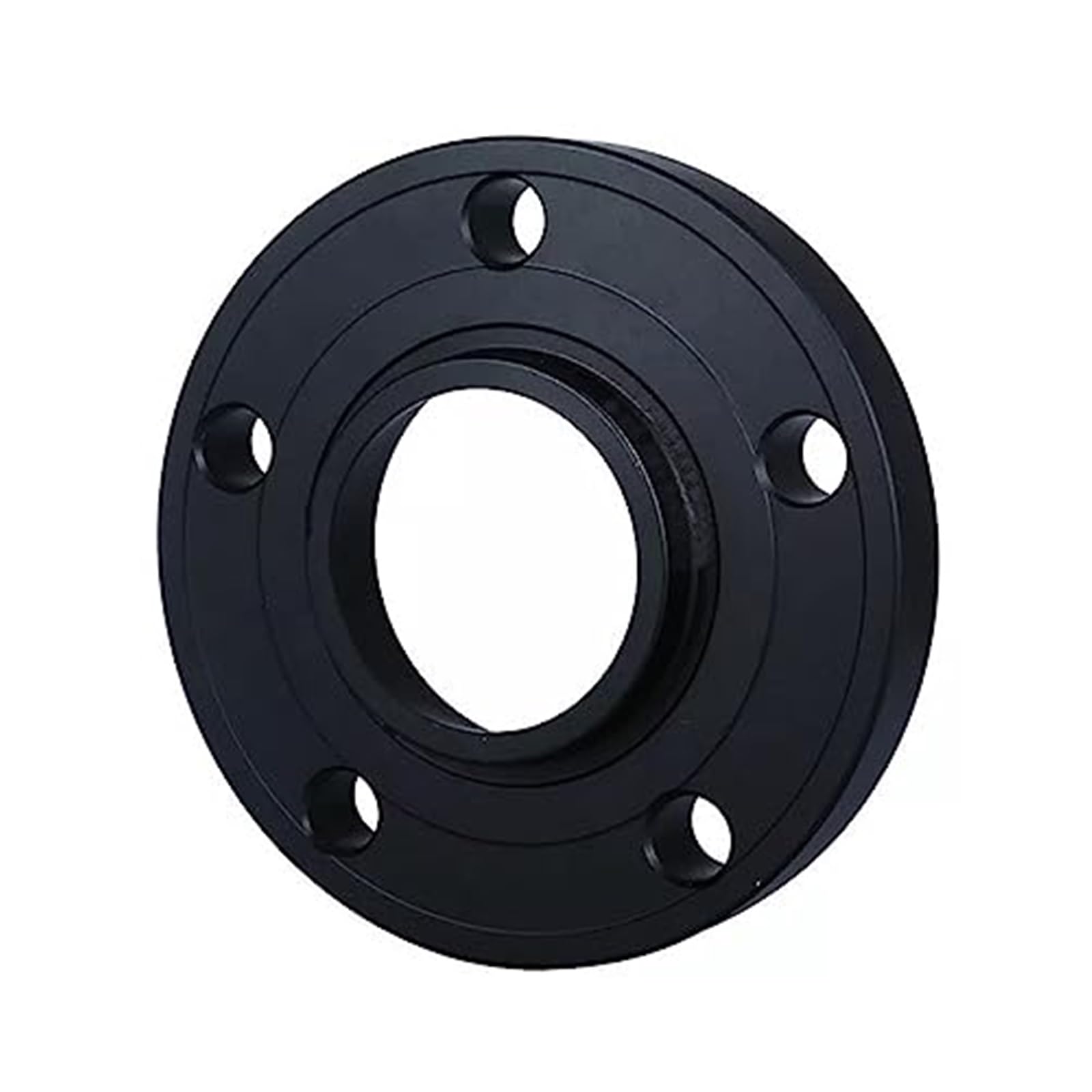 Uszczelka koła samochodowego 2 szt. aluminiowe dystanse kół, do felg 5x112 CB 66,6 mm Adaptery, kute Podkładka dystansowa do felg aluminiowych samochodu(BLACK 15mm)