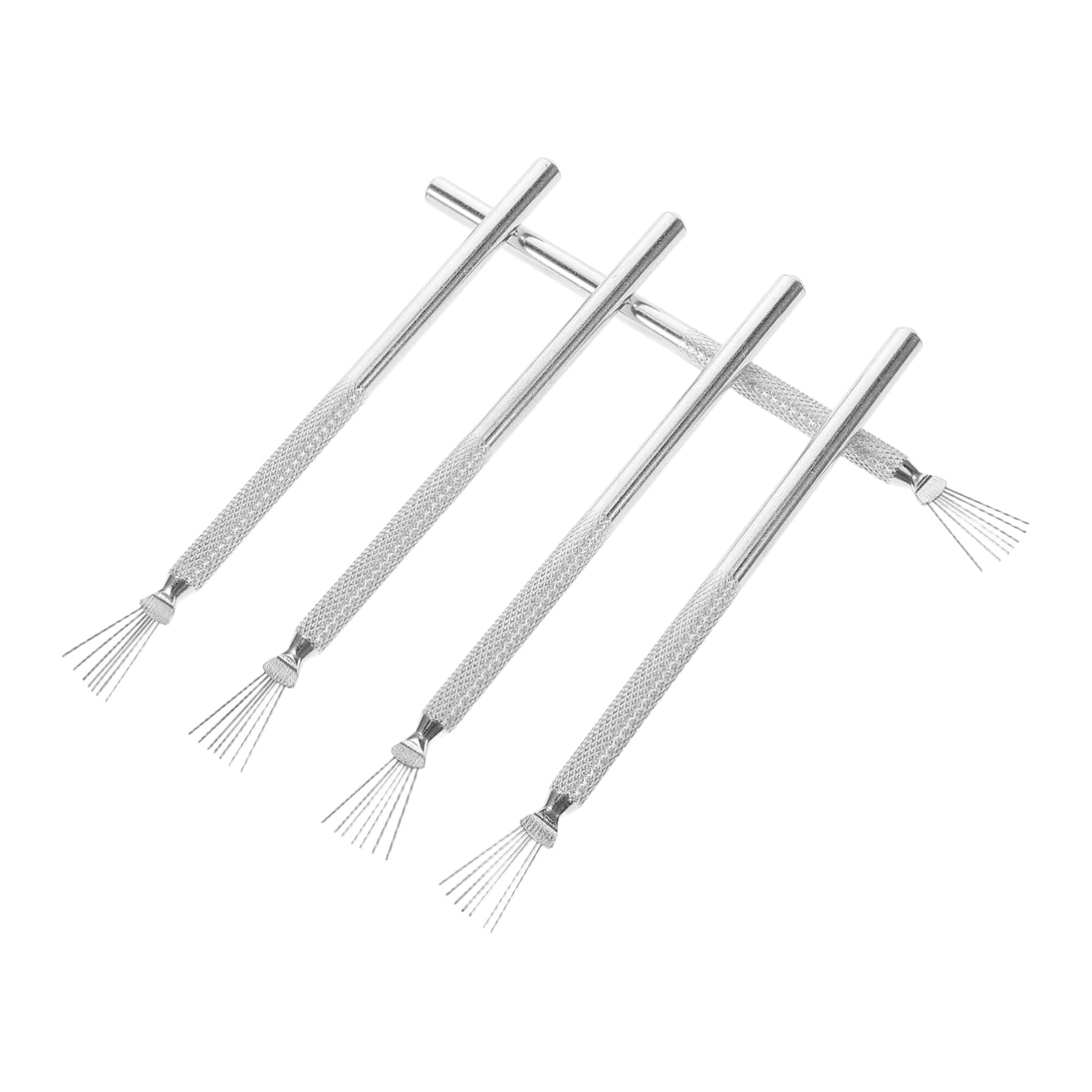 Beavorty Stainless Steel Nail Art Pens 5pcs Set Fine Line Pen Nail Art Line Painting Tool Lovers