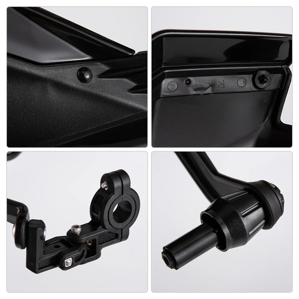 Paramani Protezione del Manubrio del Paramani universali 7/8 "22mm 1 1/8" 28mm per bici da cross per sostituzione manubrio Motocross Enduro fuoristrada Paramani Protezione parabrezza(A)