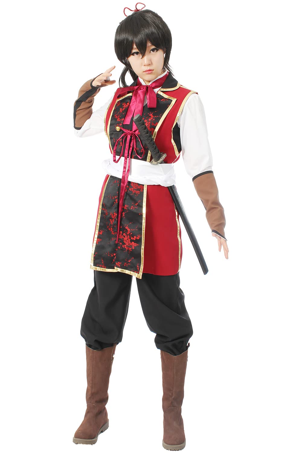 Amazon.co.jp: [NOOLOR] 薄桜鬼 アニメ 雪村千鶴 ゆきむら ちづる 洋装