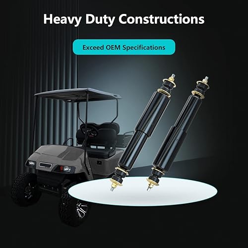 Miniatura 3 de 10L0L Amortiguadores delanteros y traseros para carritos de golf EZGO TXT 1994+, sustituye al OEM # 76418-G01, 70248-G01, 70324-G01, 76419-G01-2 PCS