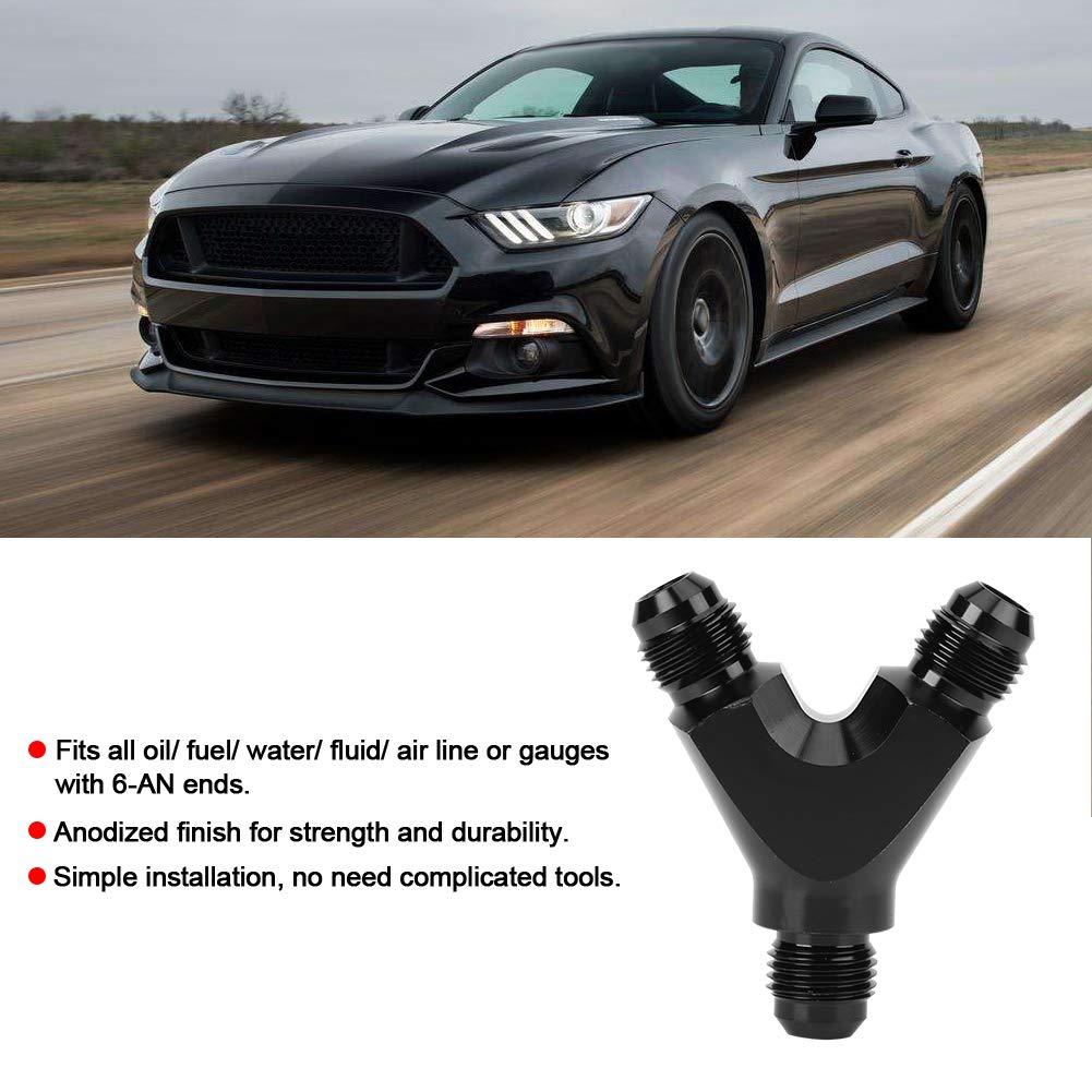 Adaptateur Raccord AN Mâle-mâle AN6-AN6 - Alliage D'aluminium Léger, Pour Tuyauterie Auto