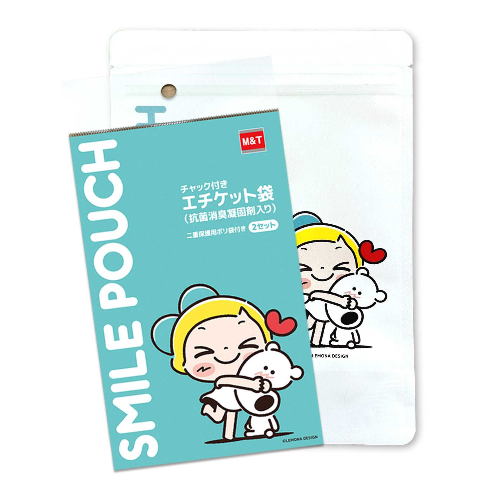 Amazon.co.jp: エムアンドティー 嘔吐処理袋 スマイルポーチ