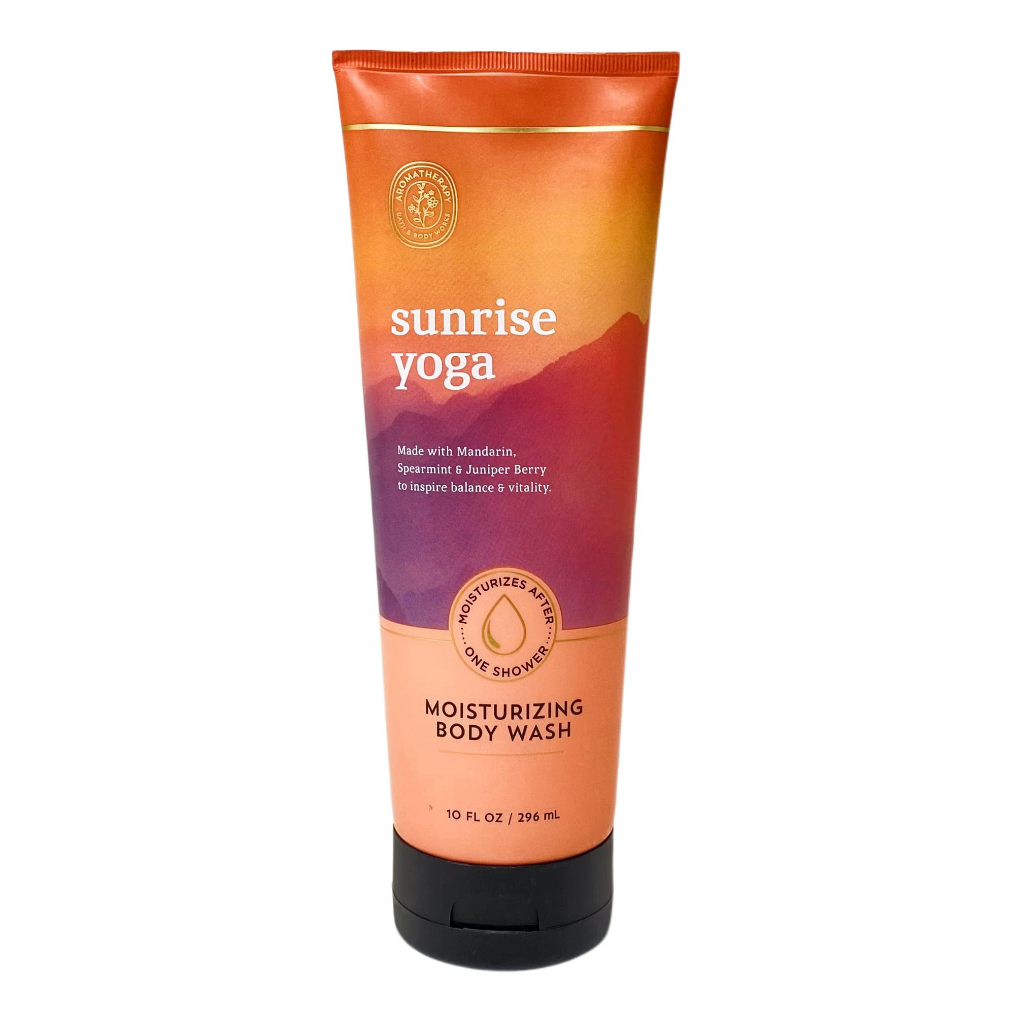 Bath & Body Works Aromatherapy Sunrise Yoga 2 Pack Moisturizing Body Wash Gift Set - 10 fl oz / 296 mL each