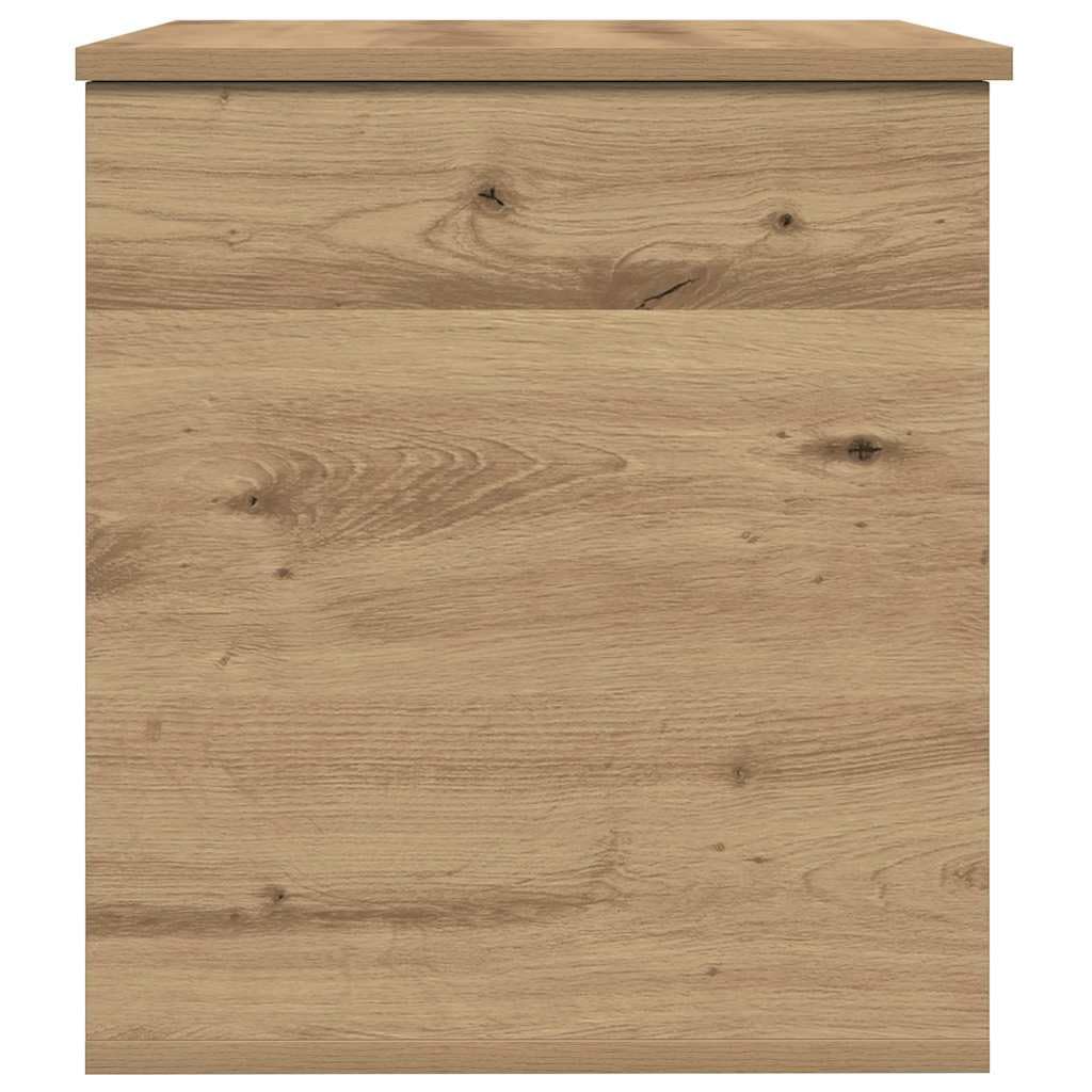 vidaXL Caja de Almacenamiento Roble Artisan 60 x 42 x 46 cm, Caja de Almacenamiento Moderna, Organizador Rectangular, Solución sin Desorden, Espacio Ample, Diseño Compacto
