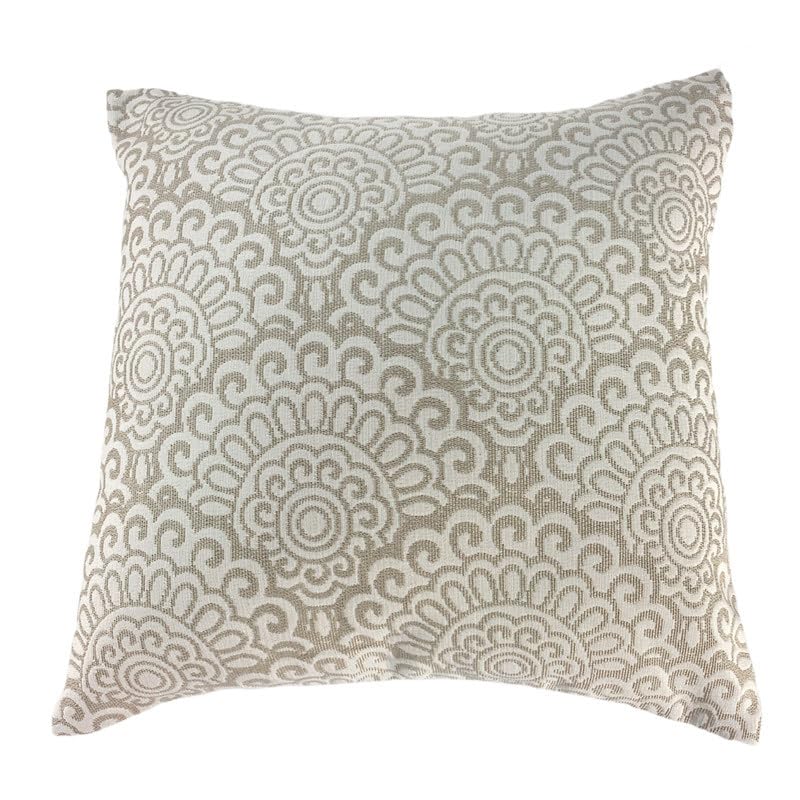 Rufino Díaz Funda Cojín Loneta Sol (Beige - 45x45cm) - Tejido Suave y Resistente - para Cama, sofá, Silla