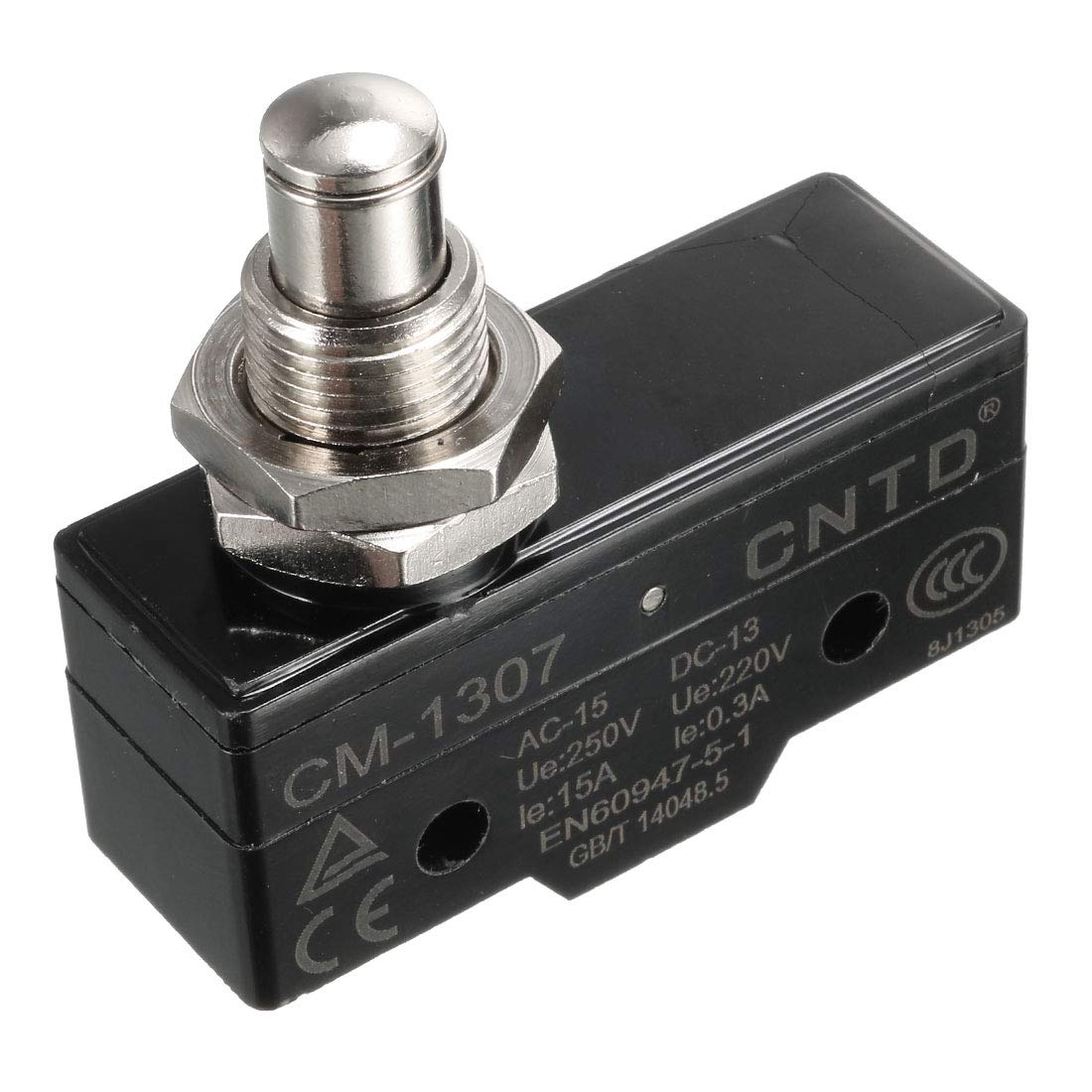 Sourcingmap CM-1307 SPDT Momentary Panel Mounted Roller Plunger Basic Limit Switch