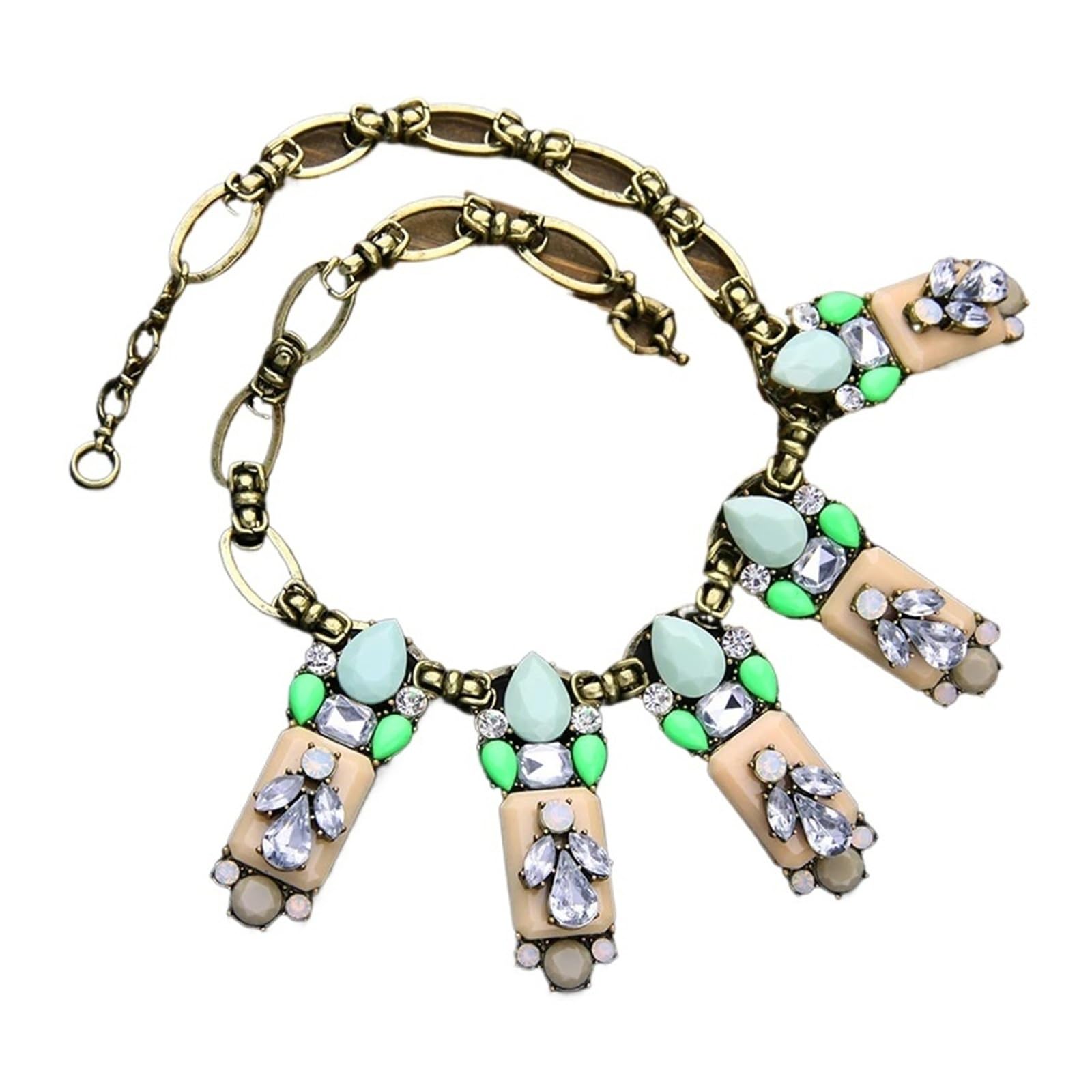 Collier avec pendentif vintage, déclaration bohème pour femme.