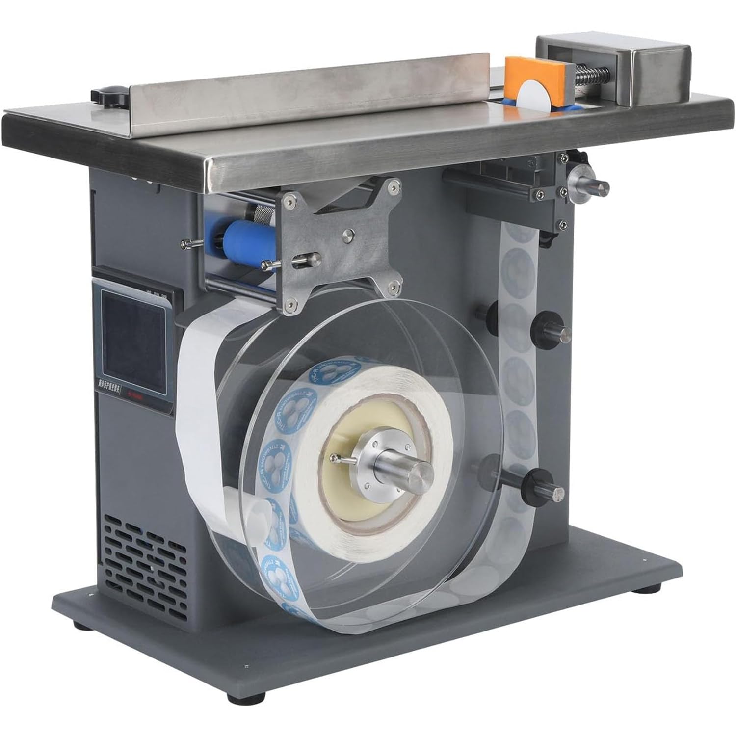 Lxmydriasis Multicolor Semi-Automatic 90° Labeling Machine,200W 90 Degree Corner Labeling Machine 25–30Mm