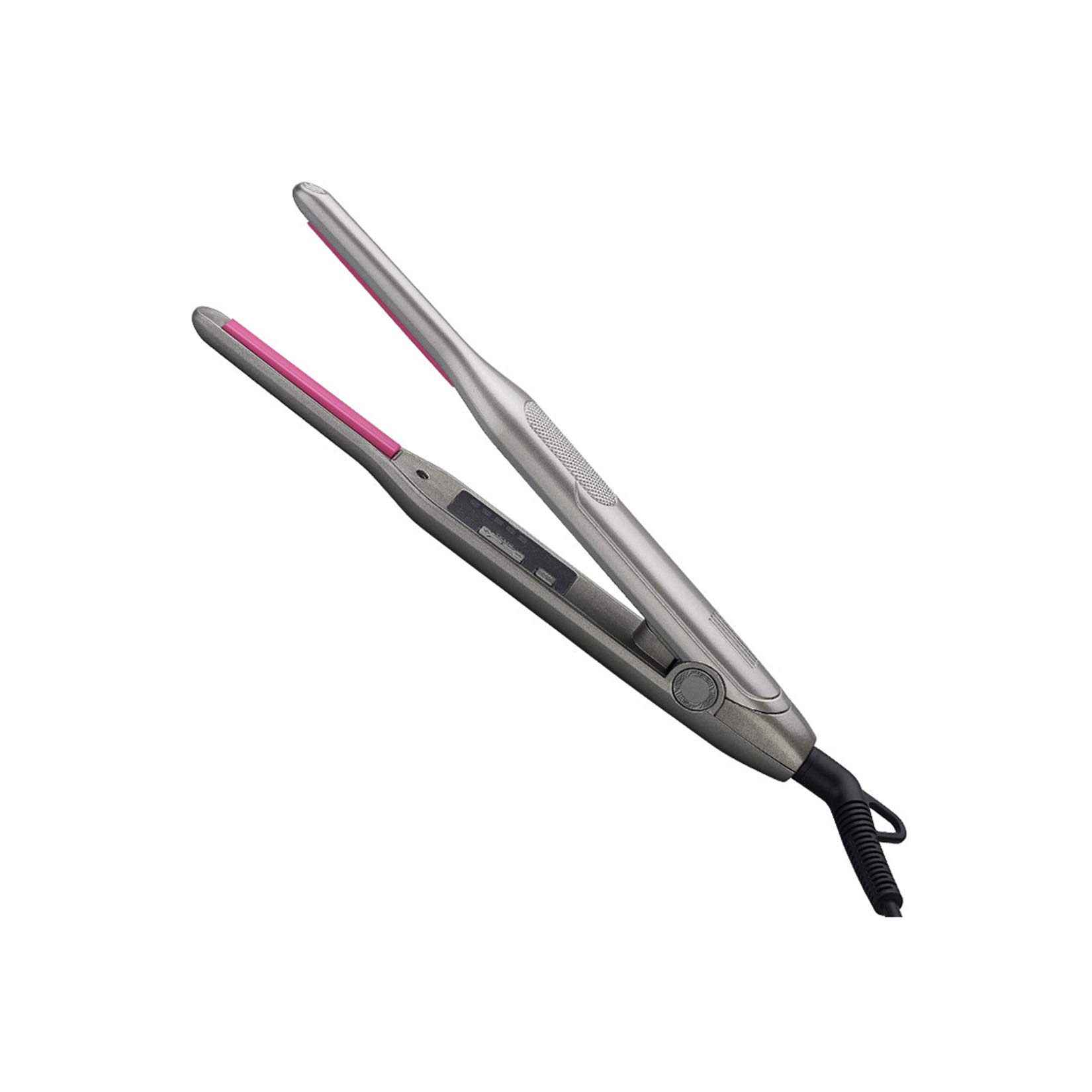 2 in 1 Professional Flat Iron, for Short Hair, Pixie Cut, Beard Hair 1/2" Straightener, with Temp Control, LED Hair Straightener