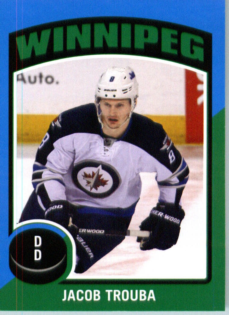 2014 15 O Pee Chee NHL Sticker # ST-34 Jacob Trouba - Winnipeg Jets