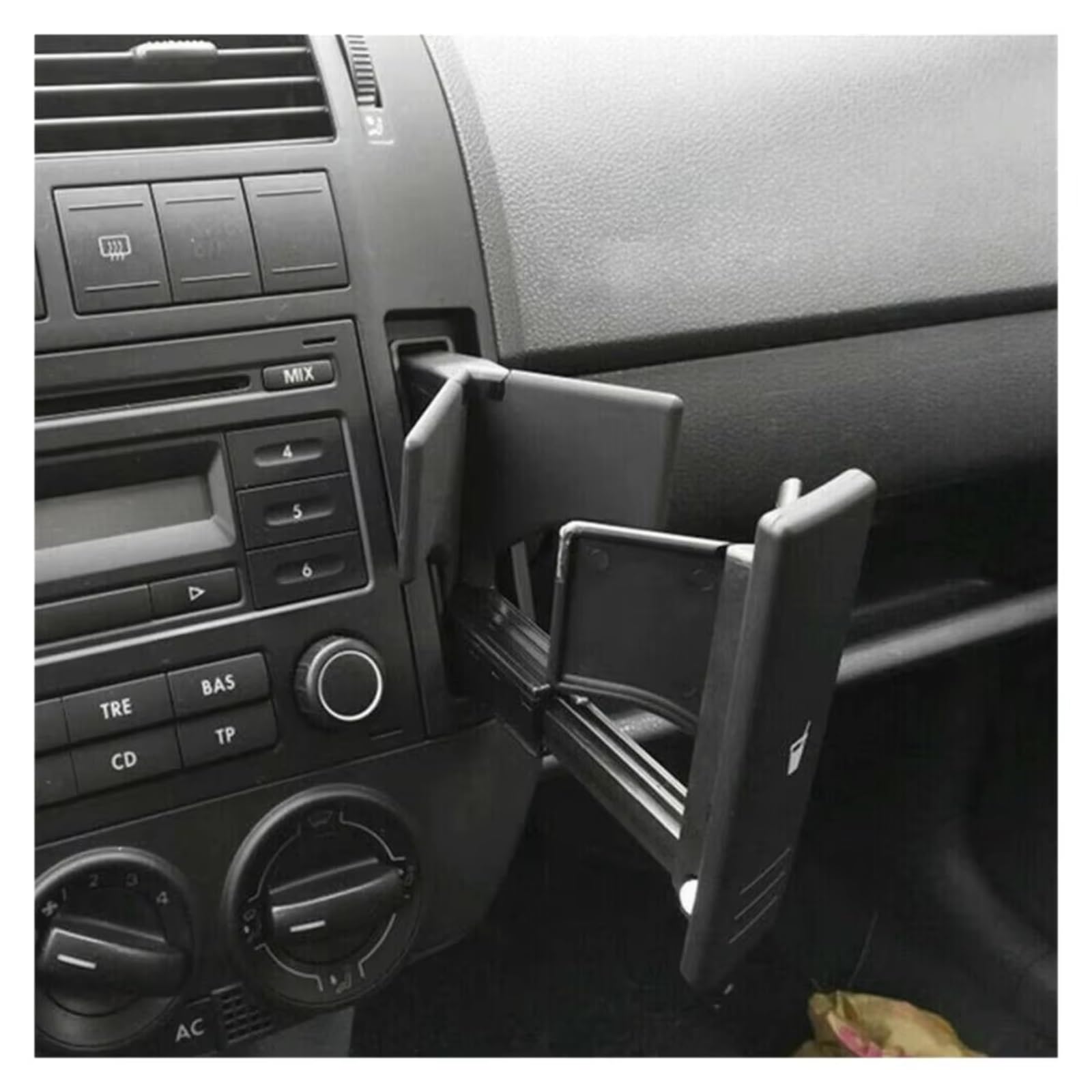 Auto Innenraum Zubehör Compatibile Con Per Polo 9N 2002 2003 2004 2005 2006 2007 2008 2009 2010 Auto Center Console Portabicchieri 6Q0858602E