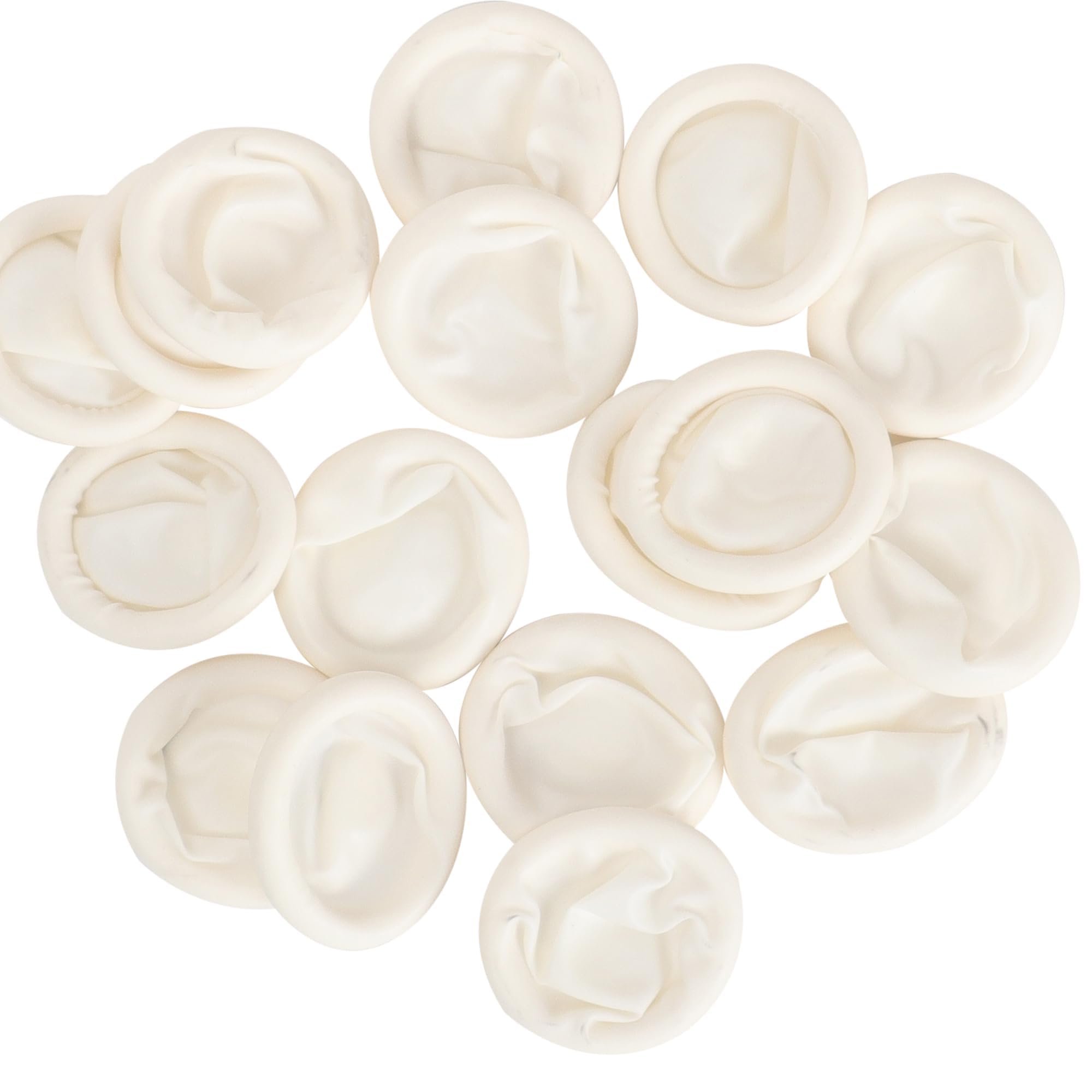 Anti-Static Finger Cot Finger Cap Safe Disposable Latex Finger Cots Protective Finger Gloves White- Set of 100 Pcs