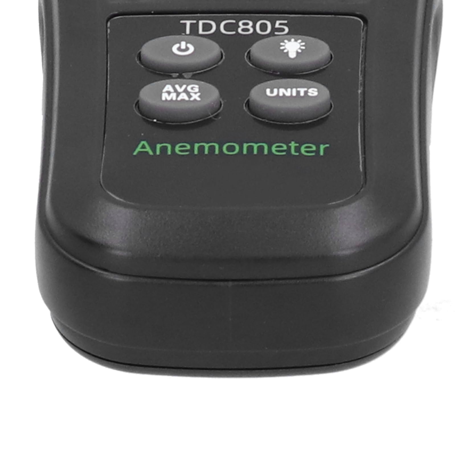Anemómetro con pantalla digital Anemómetro portátil de 3 tazas para temperatura del viento Volumen de aire