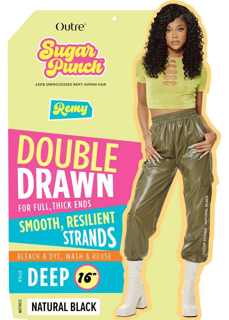 Sugar Punch 100% Unprocessed Remi Human Hair - Deep 10" (NATURAL)