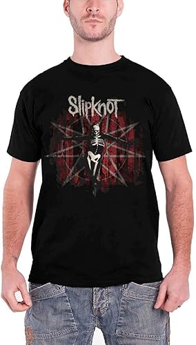 Slipknot T Shirt Gray Chapter 5 Distressed Album Logo Official Mens Black