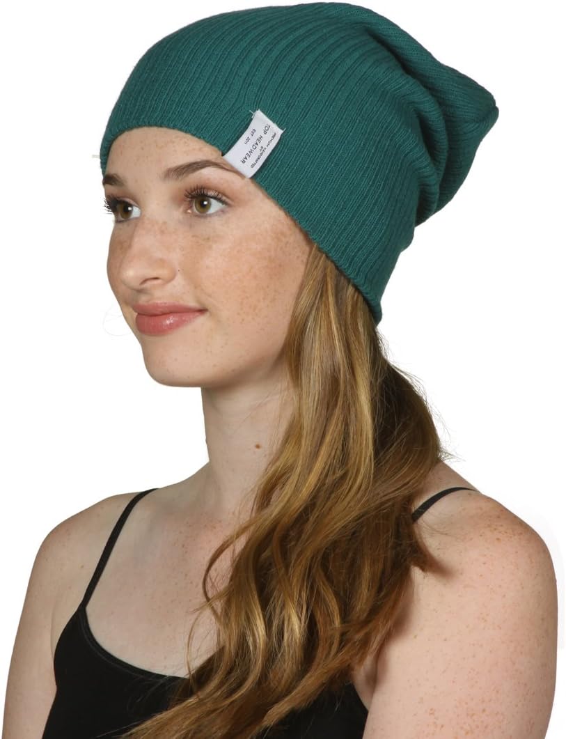 TOP HEADWEAR Soft Ribbed Slouchy Beanie