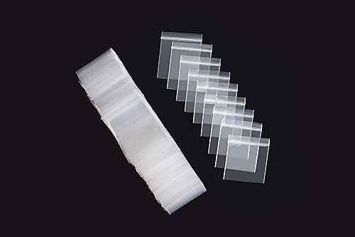 500 mini bolsas Ziplock de 2 x 2 pulgadas  Pequeñas bolsas Ziplock  Pequeñas bolsas Ziplock  Pequeñas bolsas de plástico  Pequeñas bolsas de joyería